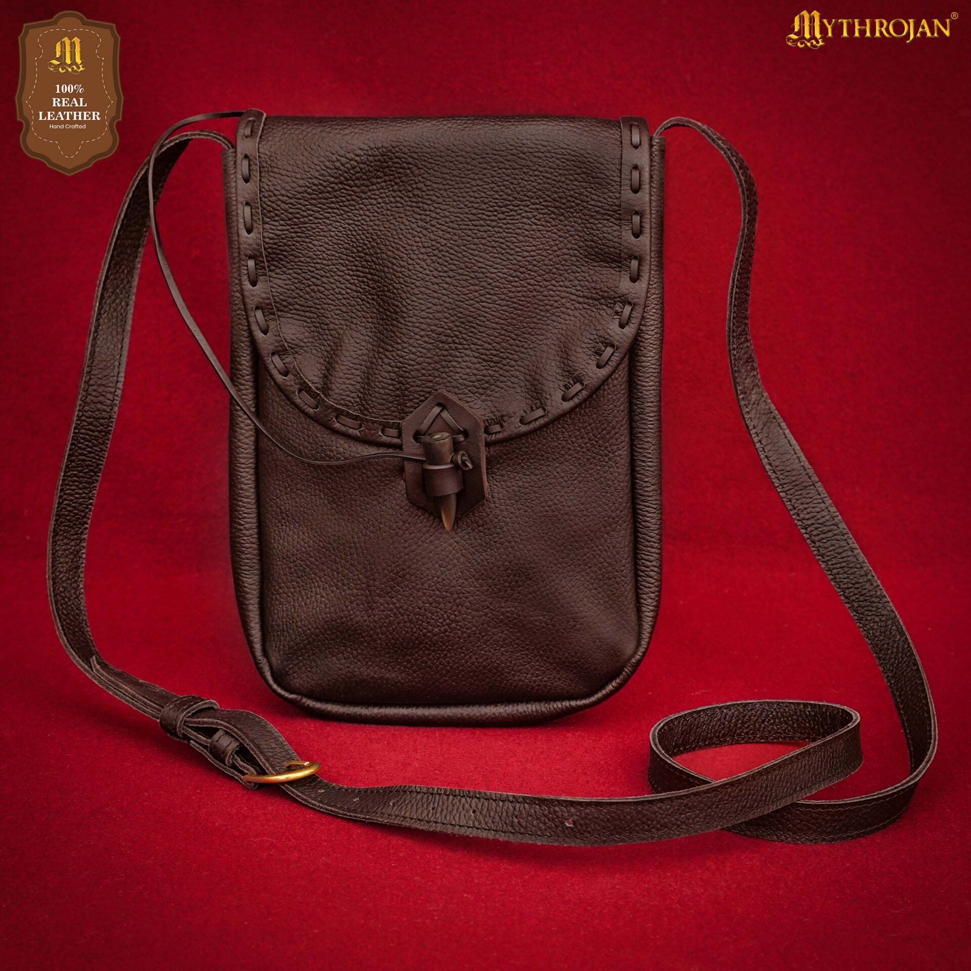 Bolsa de cinturón Mythrojan 11 x 9" — Negro, Marrón - imagen 20