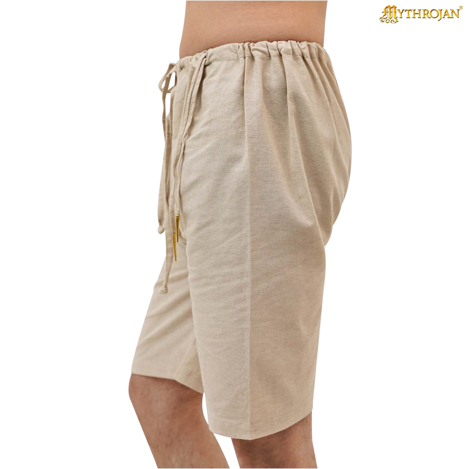 Calzones medievales de lino y mezcla para hombre — ropa interior histórica - imagen 17