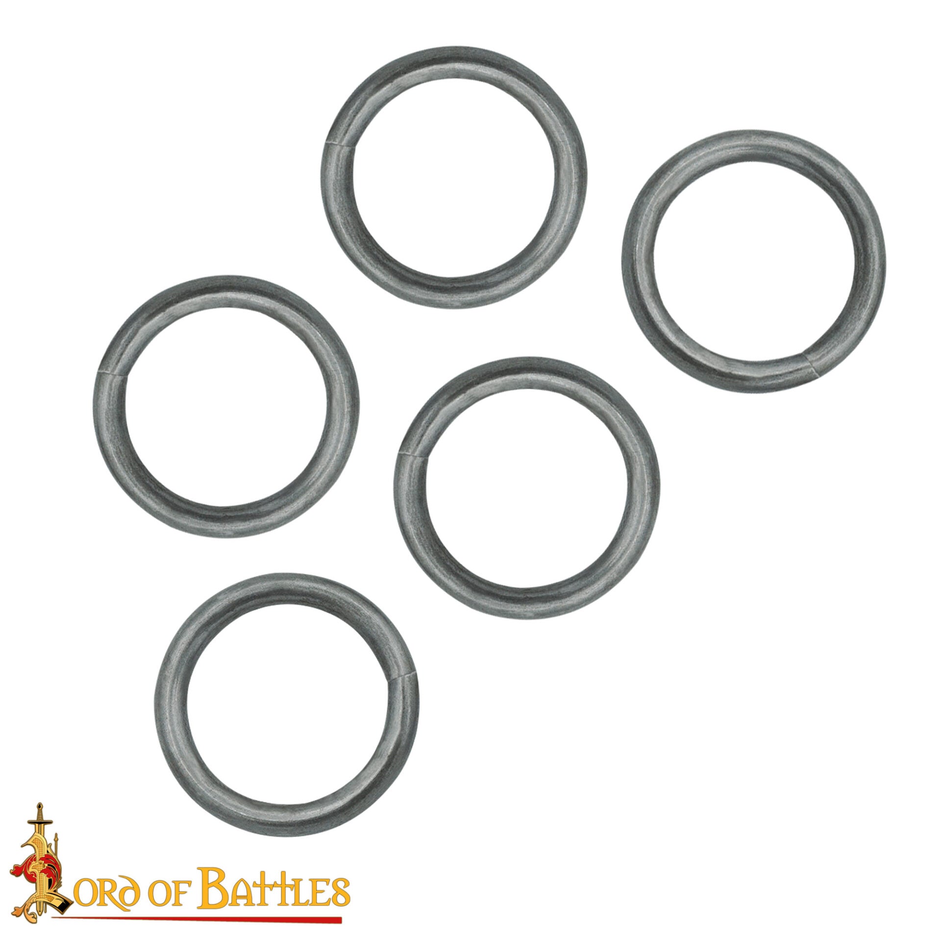 Imagen única de: Anillos Sueltos - Alambre de Acero Dulce de Alta Resistencia a la Tracción, Conificado, 9 Mm - Paquete de 1 Kg