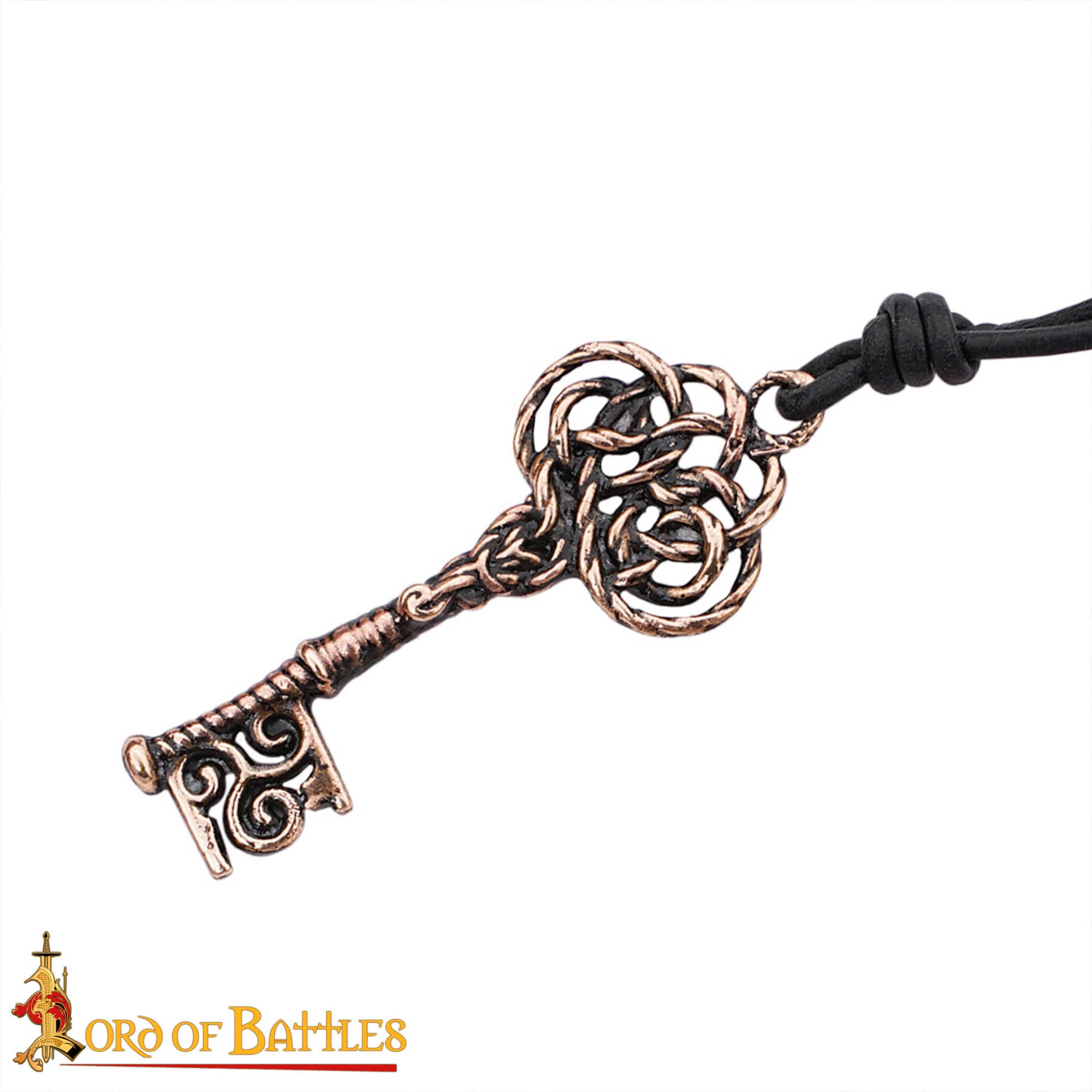 Imagen única de: Colgante de Llave Medieval de Bronce Fundido a la Cera Perdida