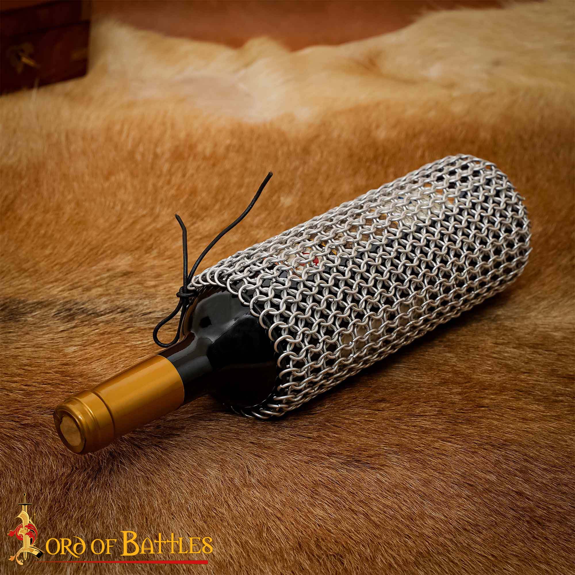 Imagen única de: Funda de malla para botella (8 mm) — para LARP, cosplay y recreación