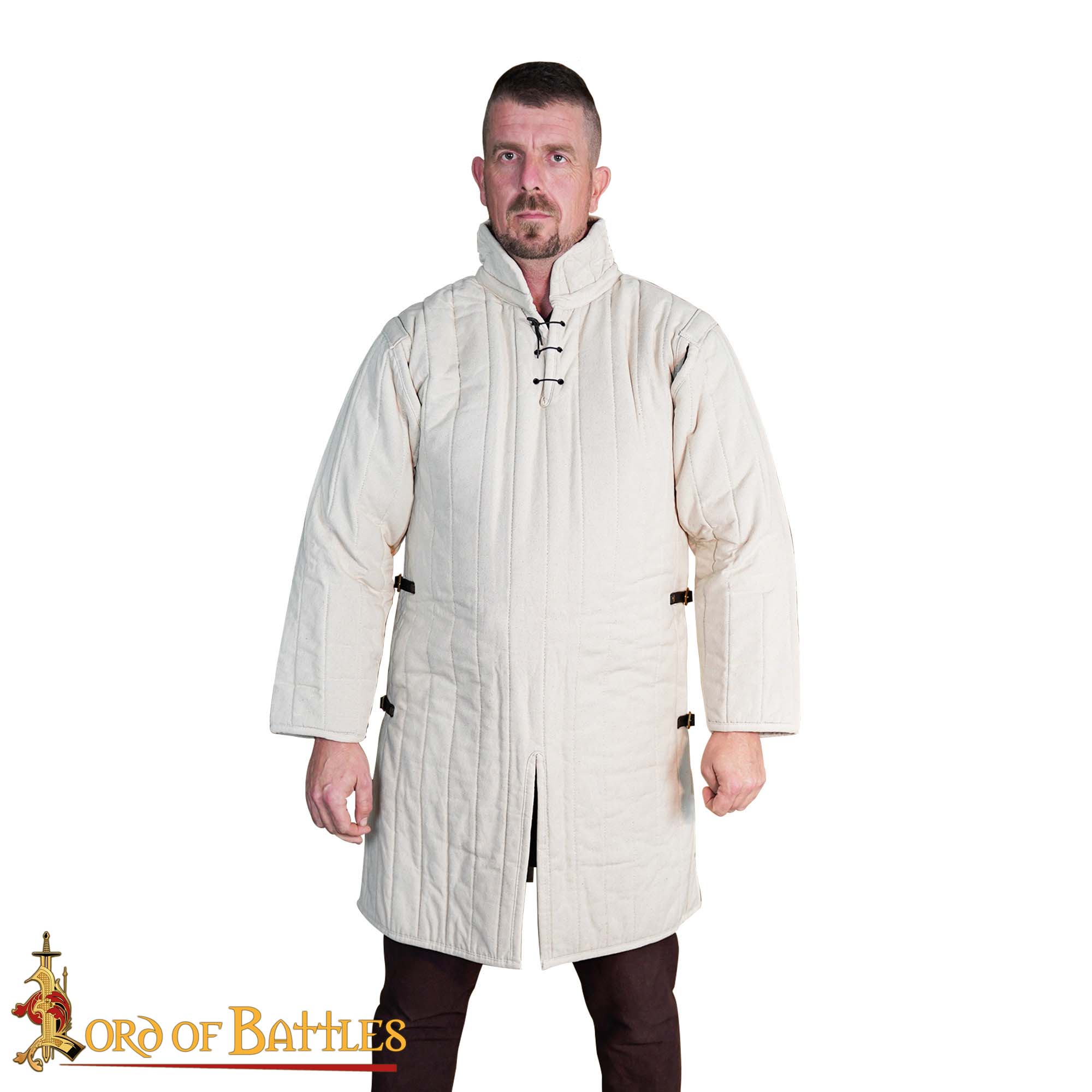 Gambesón tipo 3 de algodón — Acolchado triple medieval - imagen 5