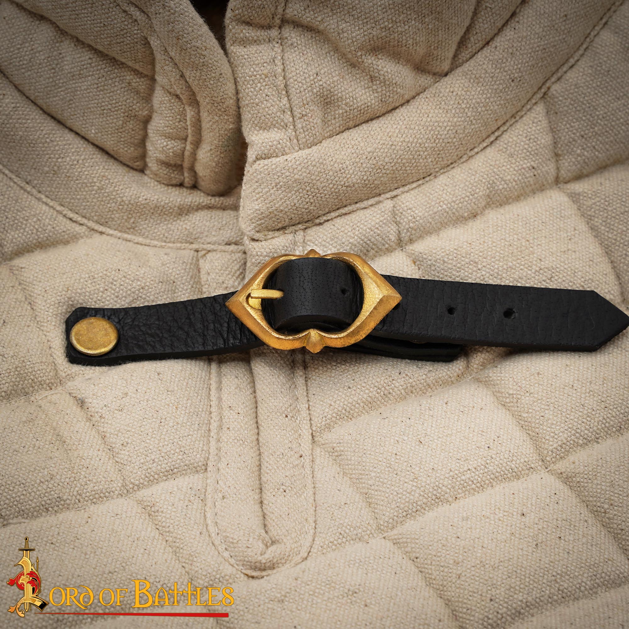 Collar acolchado medieval para armadura - imagen 8