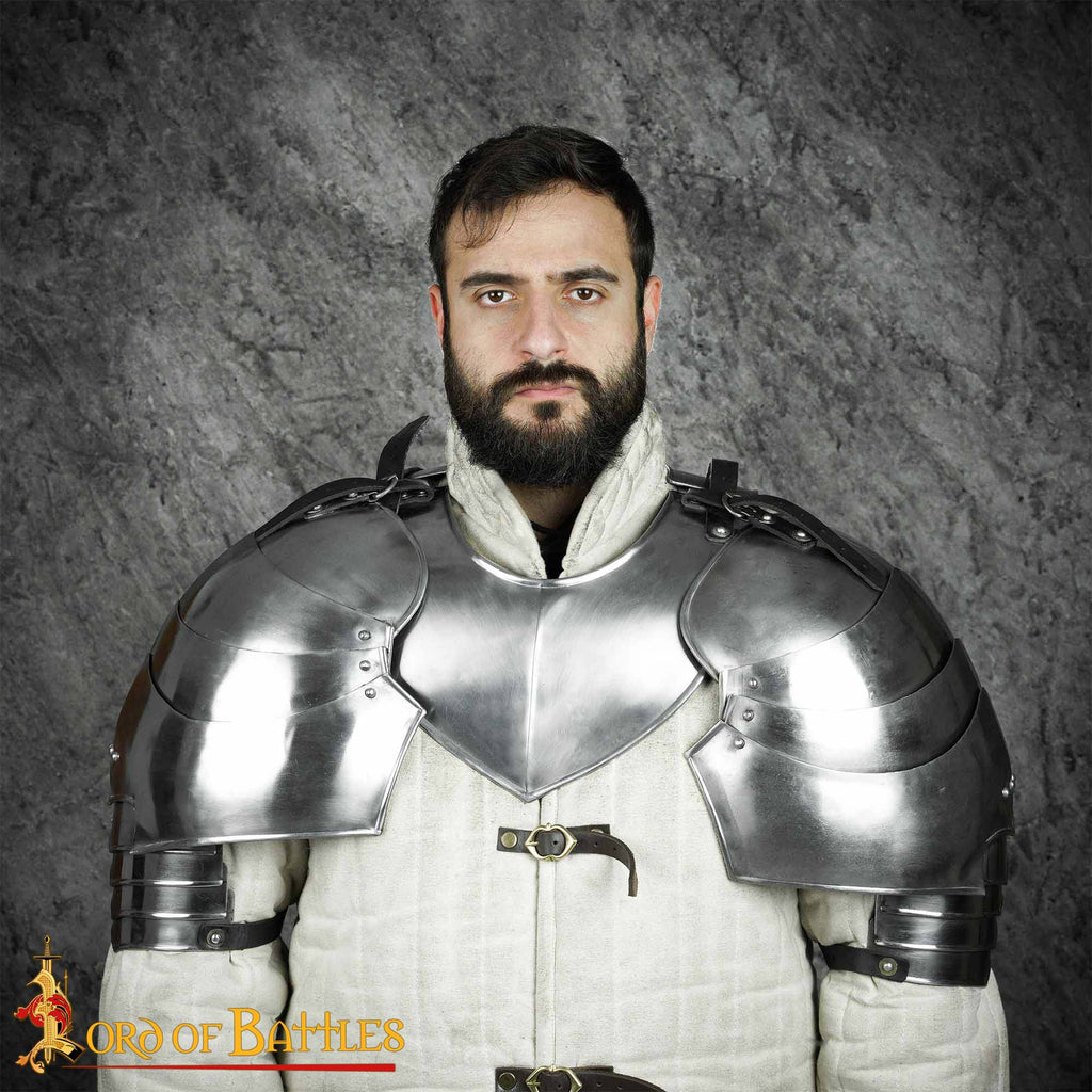 20 Gauge Medieval Pauldrons - Legendary Protection and Style