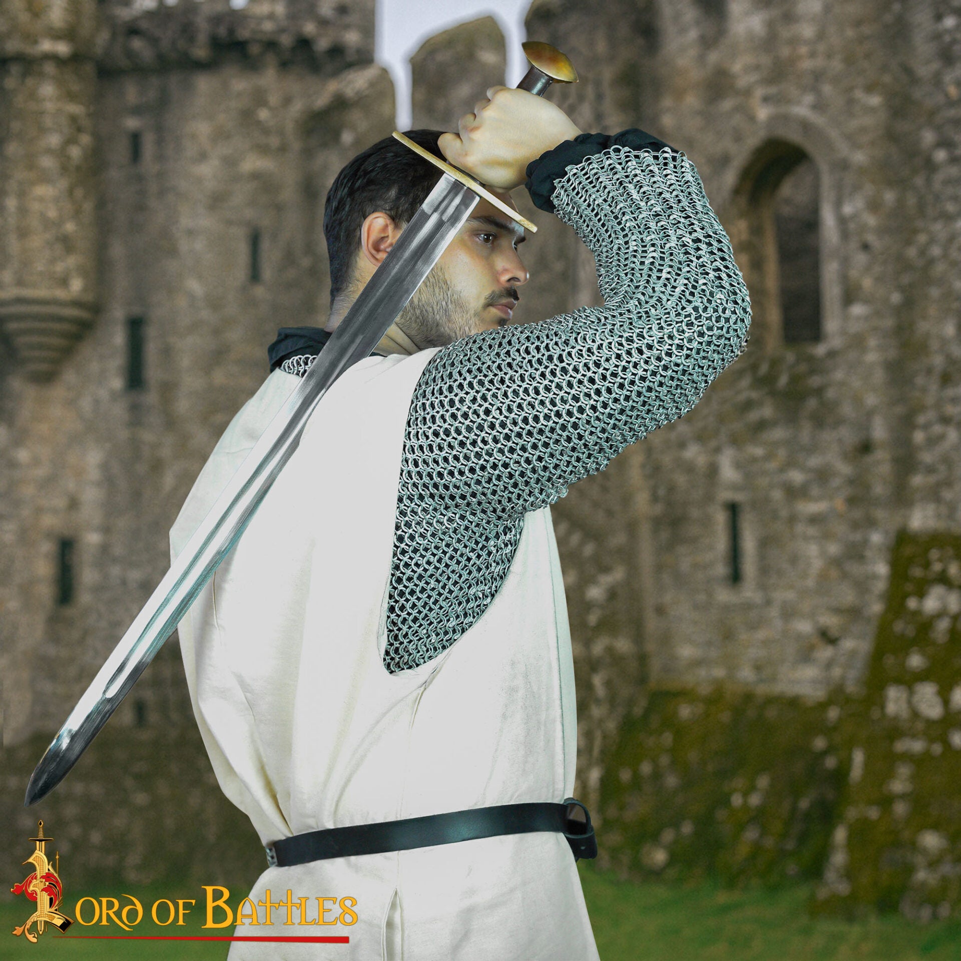 Surcot Teutónico con Cruz Negra (Tabardo medieval) - imagen 6