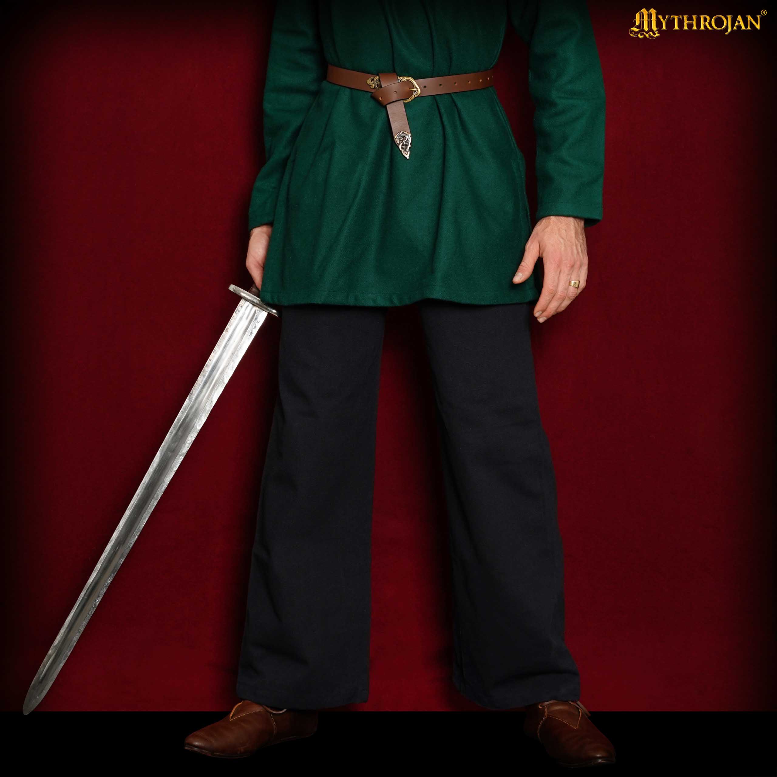 Pantalones vikingos de algodón para recreación y LARP - imagen 7