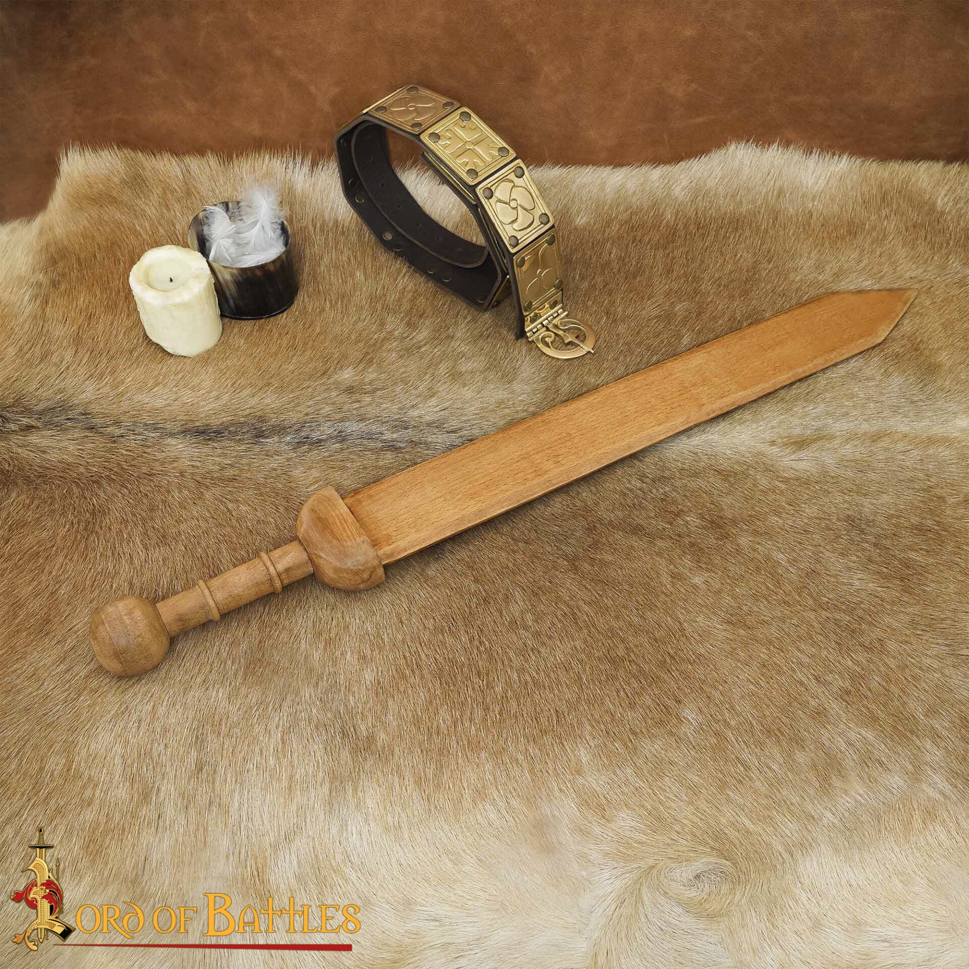 Gladius de Entrenamiento en Madera - Espada Romana de Práctica - imagen 9