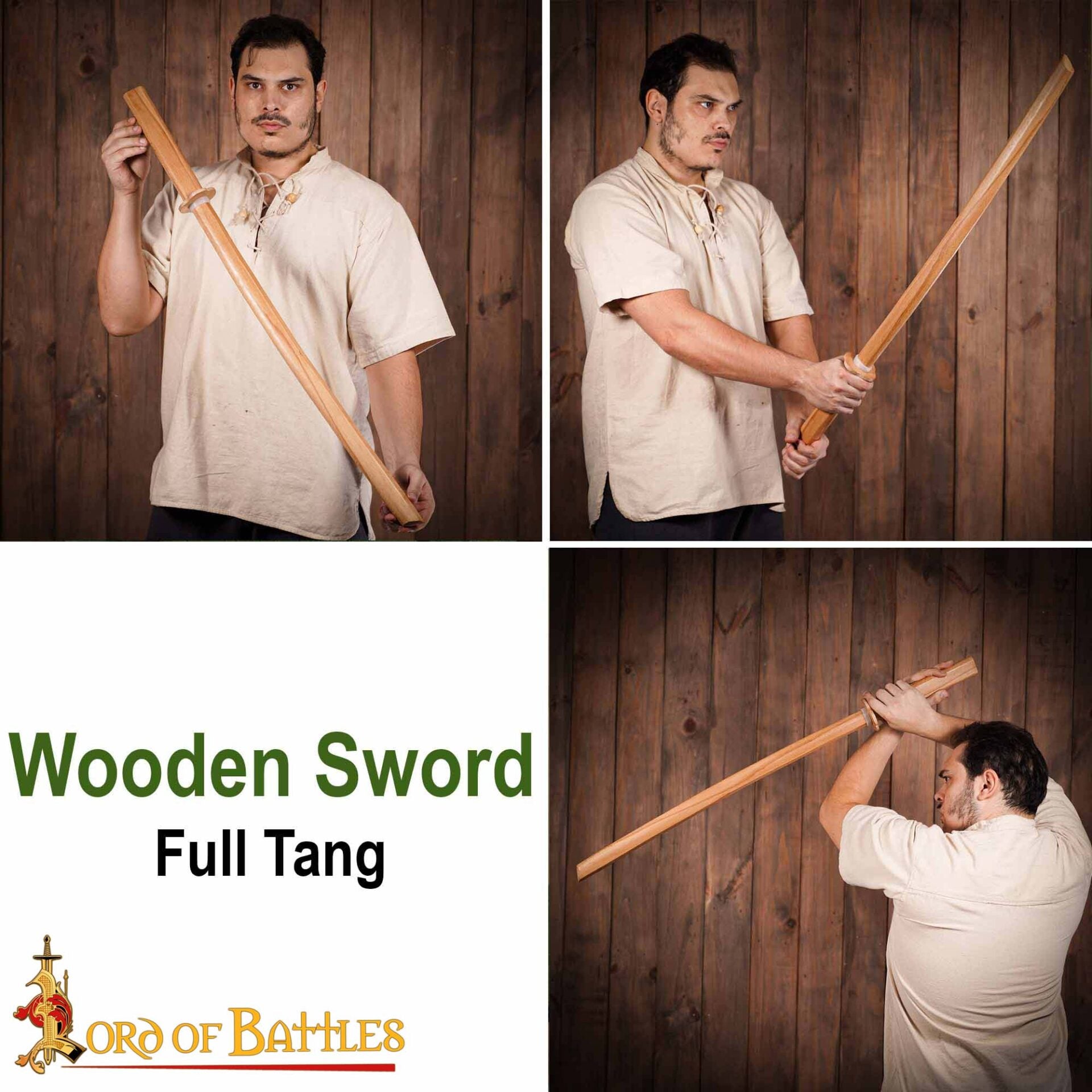 Bokken japonés de madera para práctica samurái - imagen 7