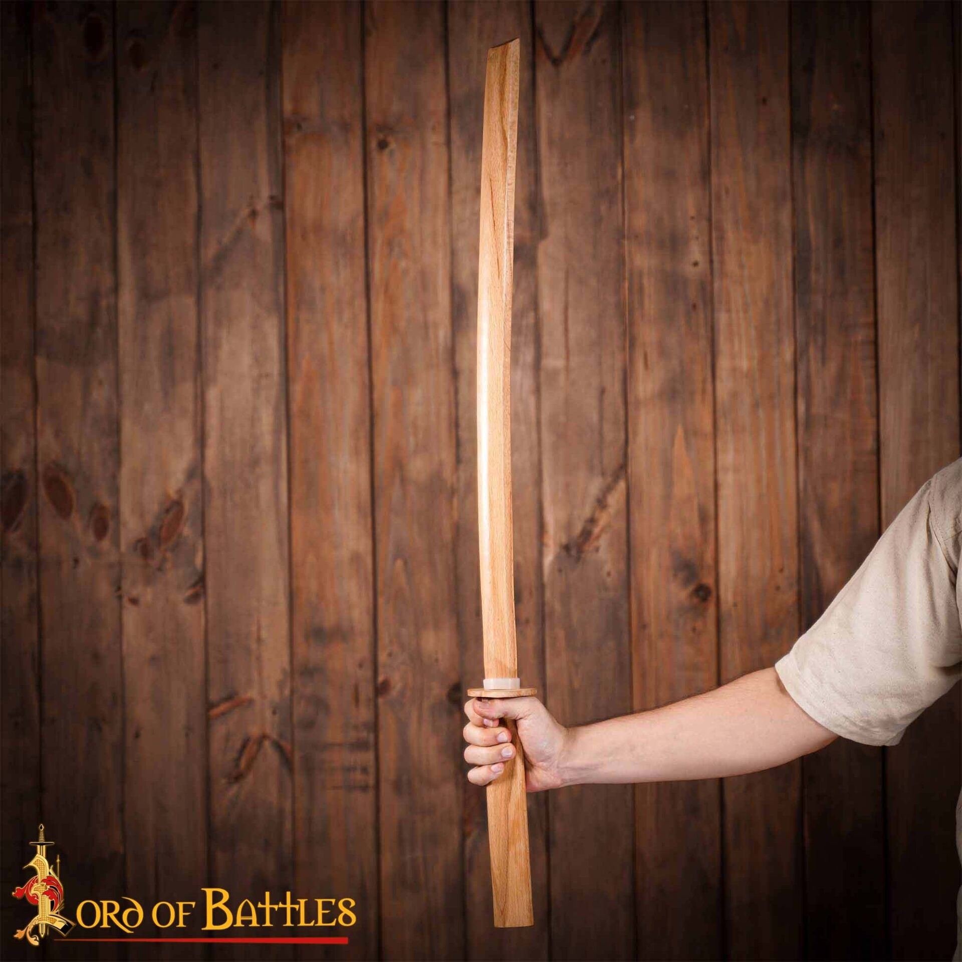 Bokken japonés de madera para práctica samurái