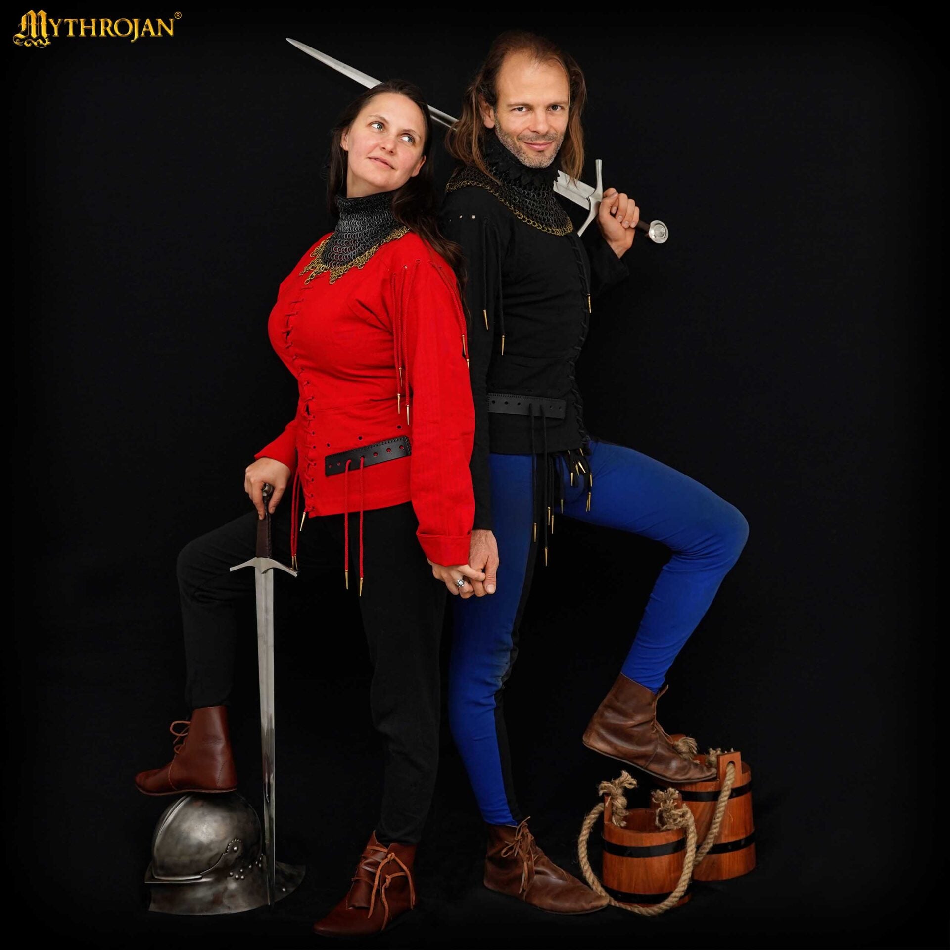 Jubón de armar «El Caballero» — chaqueta acolchada para LARP, entrenamiento y escena - imagen 38
