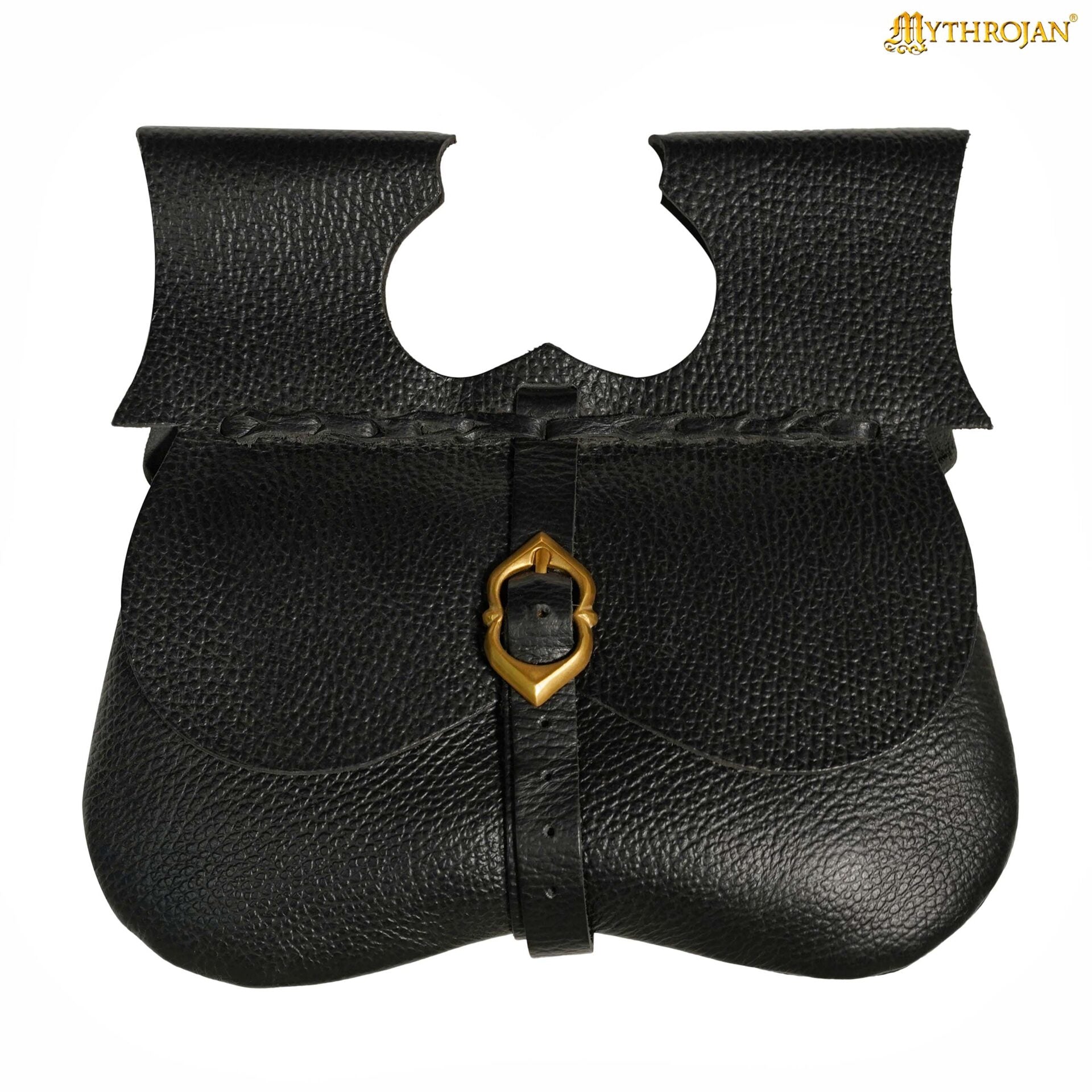 Bolsa riñón medieval de cuero para cinturón - imagen 23