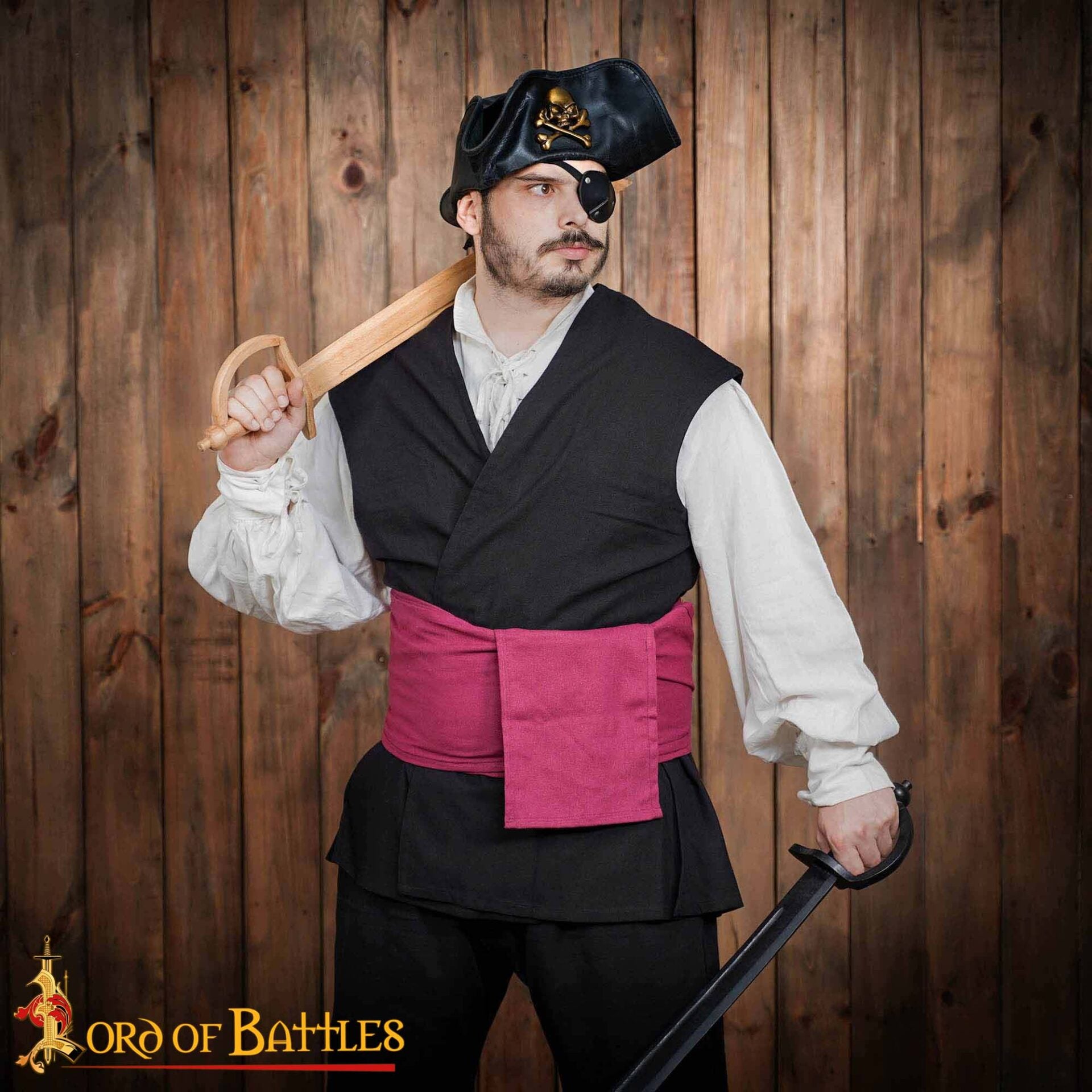 Faja cinturón pirata 'Raiders of the Sea' para LARP y cosplay - imagen 3