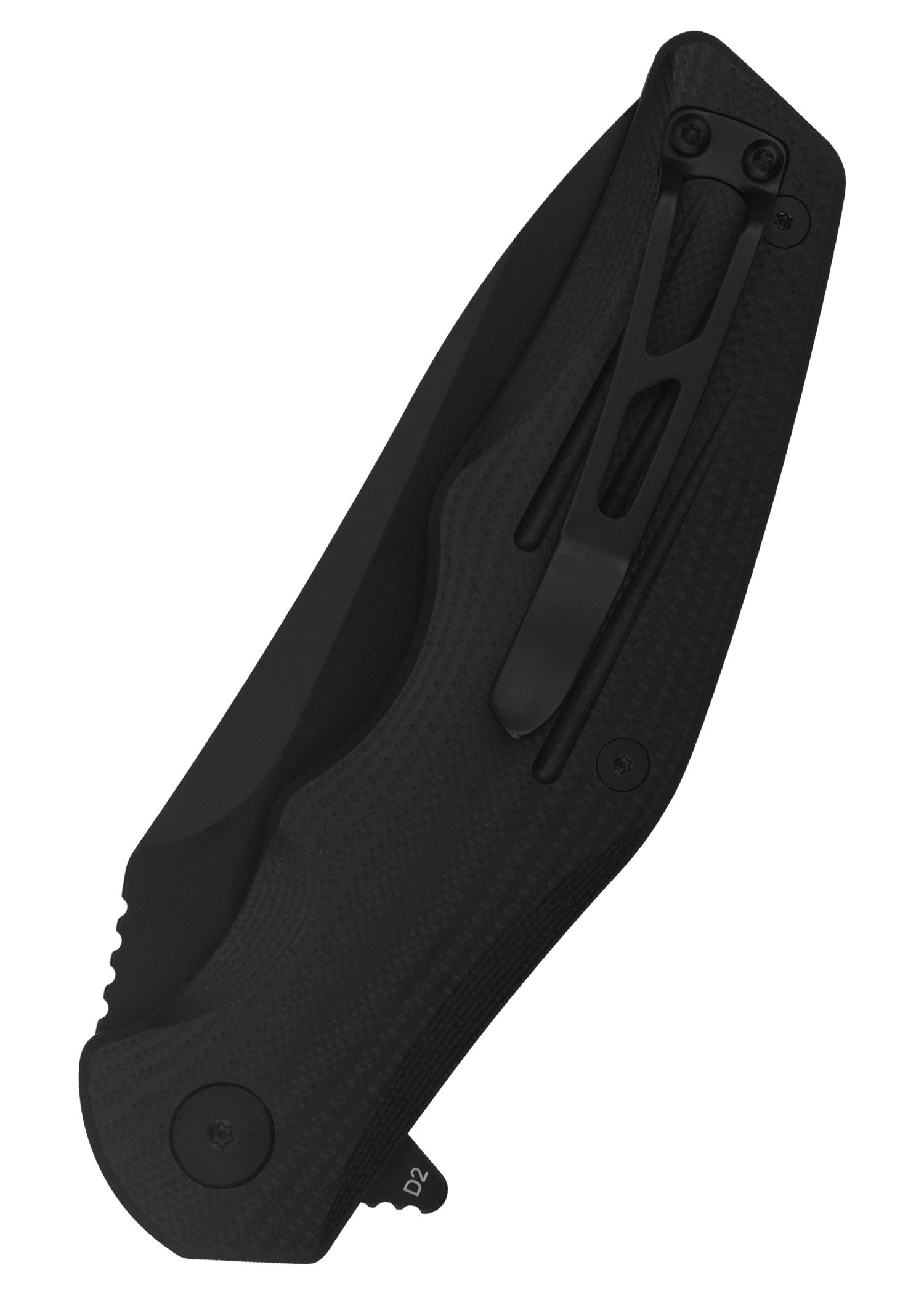 Imagen única de: Navaja Pangolin, Hoja Negra, Mango G10 Negro