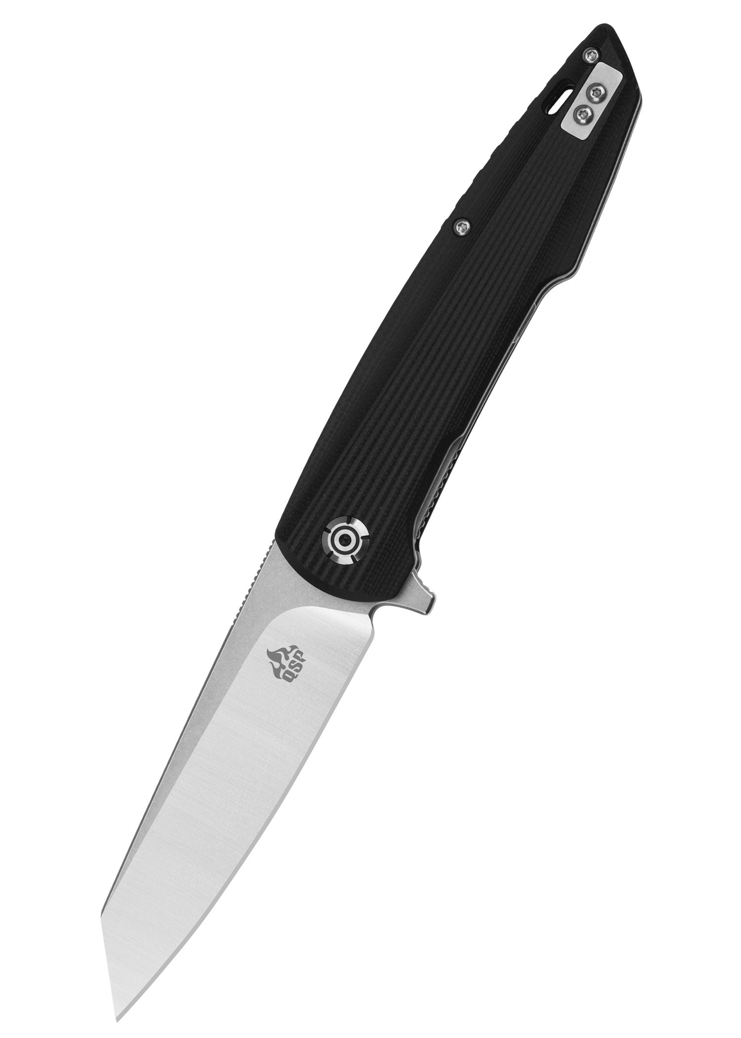 Imagen única de: Navaja Phoenix, Hoja Satinada Lavada A La Piedra, Mango G10 Negro
