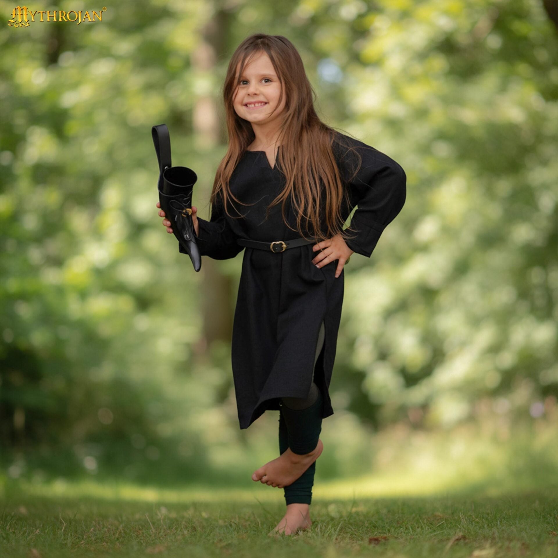 Túnica infantil vikinga Medieval Raider - imagen 6
