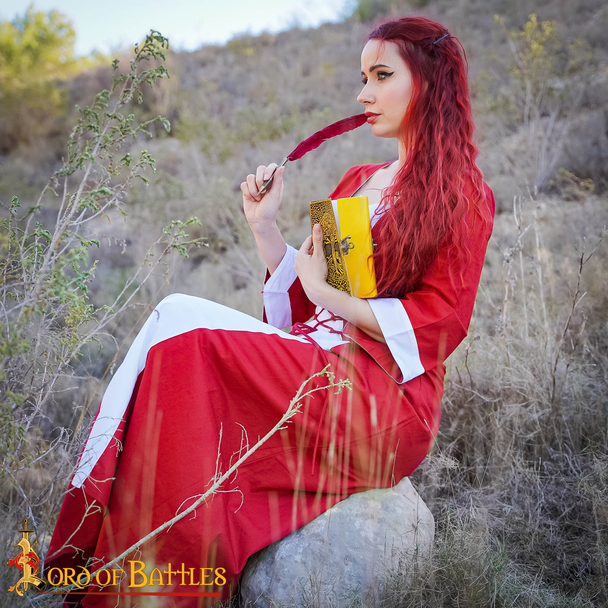 Vestido Princesa Medieval de Algodón Ligero