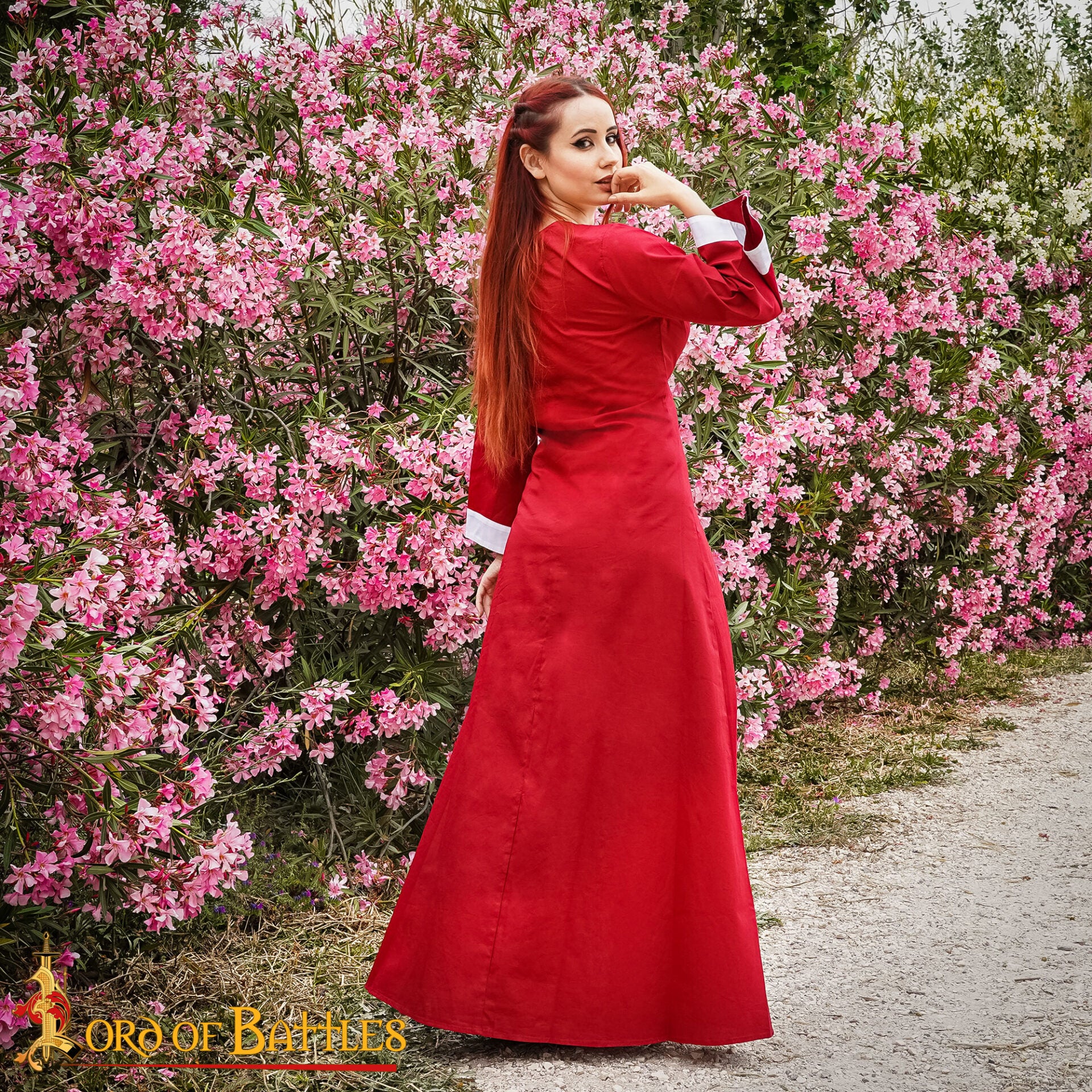 Vestido Princesa Medieval de Algodón Ligero