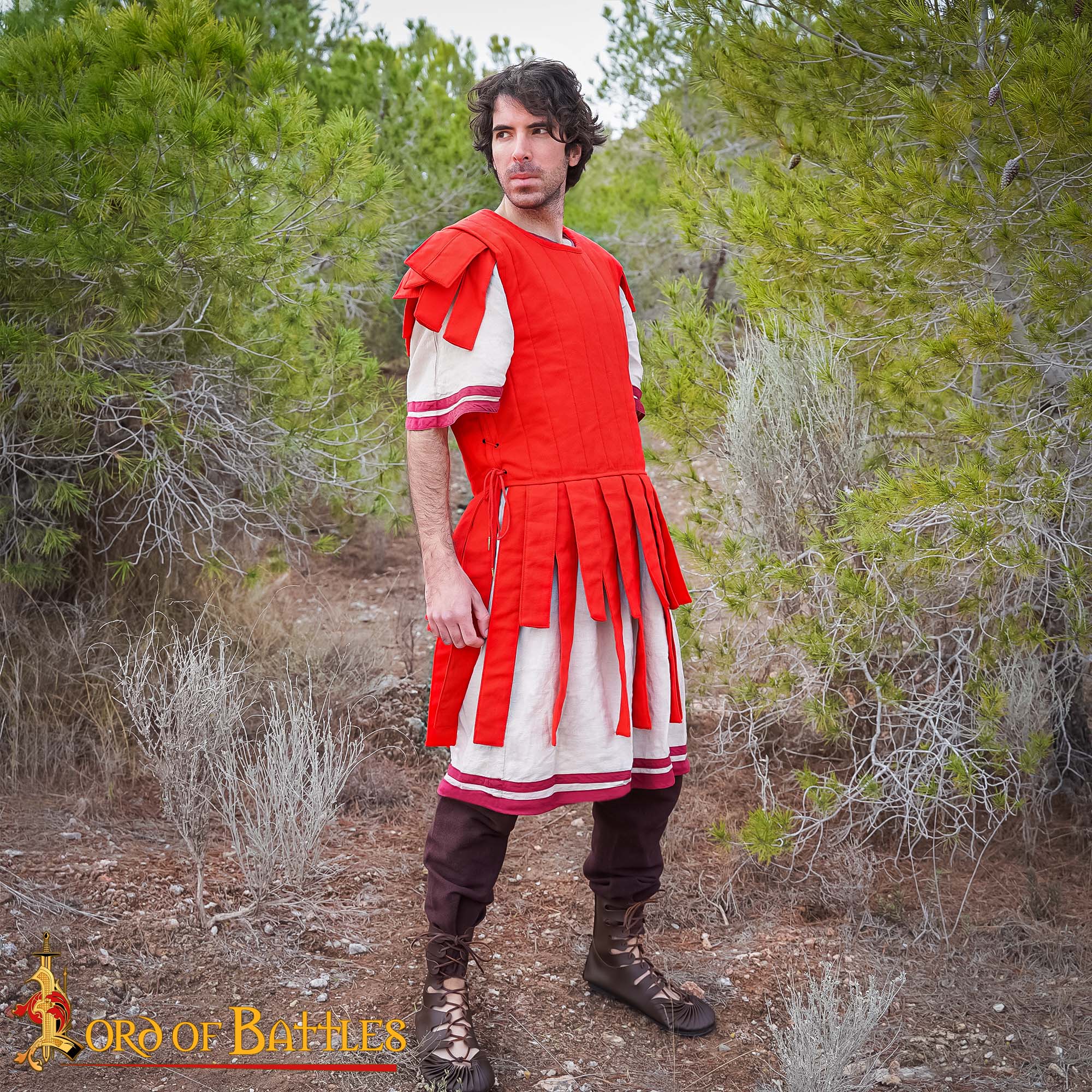 Subarmalis romano acolchado doble capa