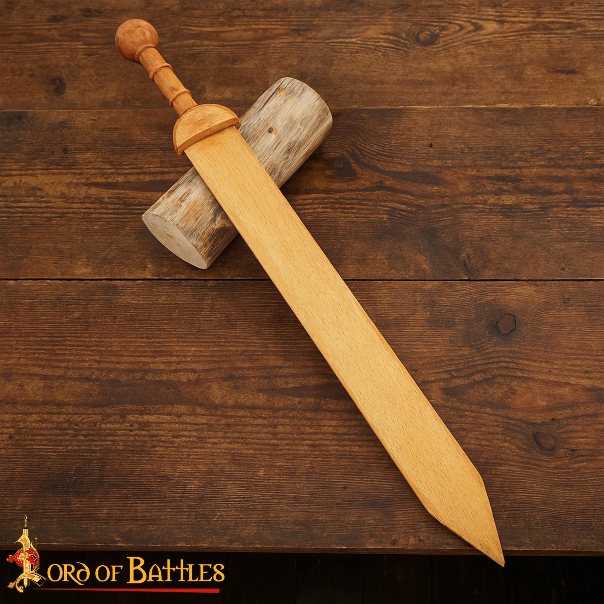 Gladius de Entrenamiento en Madera - Espada Romana de Práctica