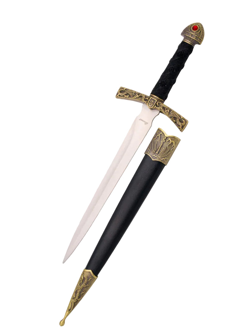 Daga Vikinga Decorativa con Pomo color Bronce