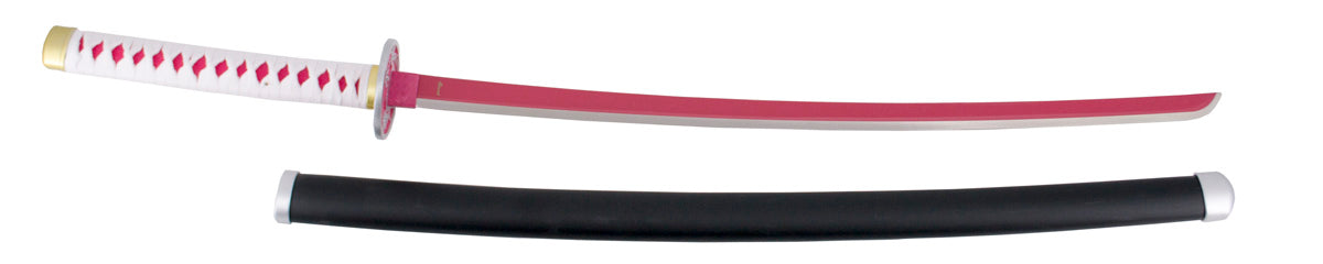 Katana Decorativa en Acero Rosa Kanao Tsuyuri de Demon Slayer