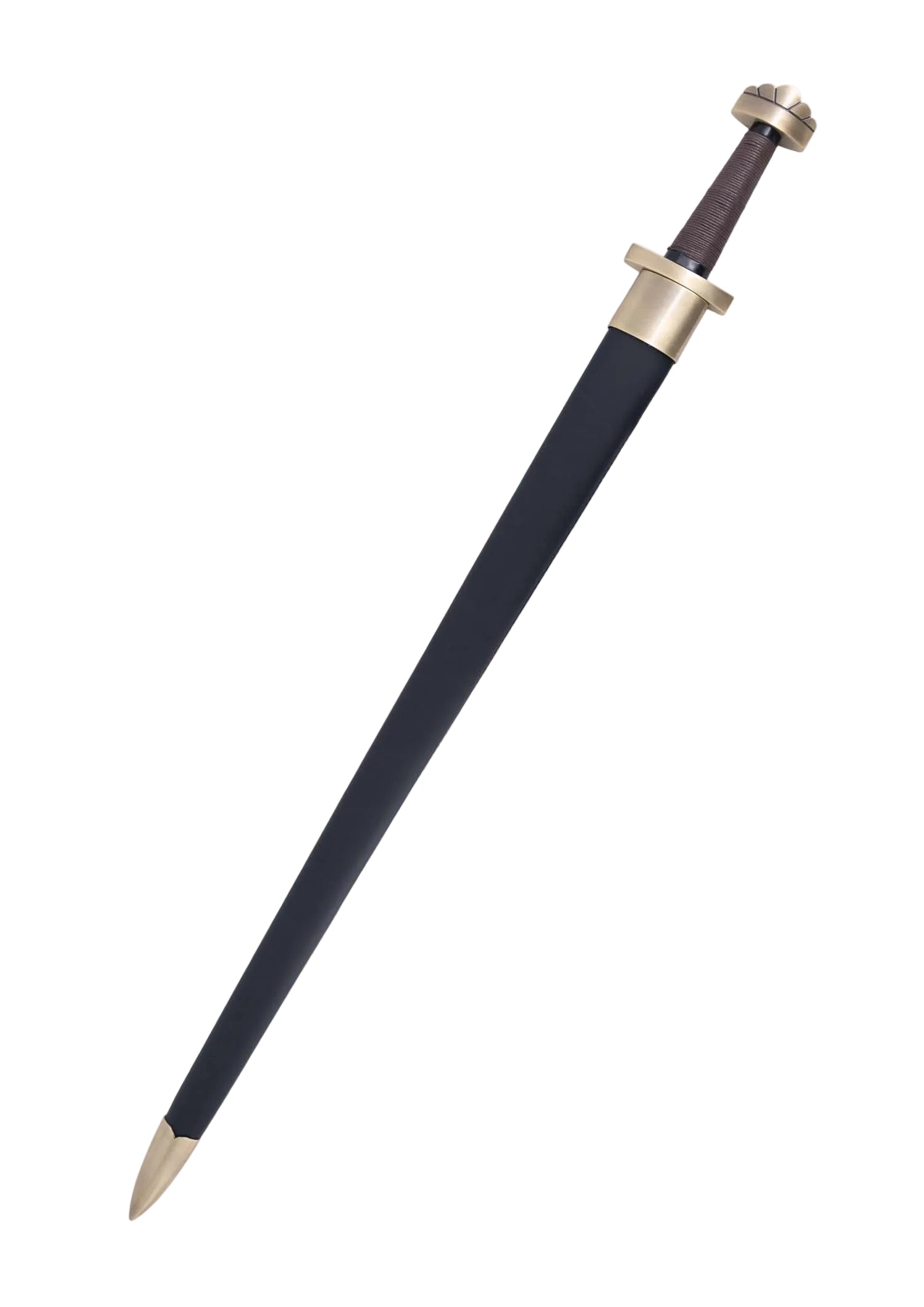 Espada Vikinga Decorativa con Funda – Pomo y Guarda Dorados  Cerrada Todo Medieval