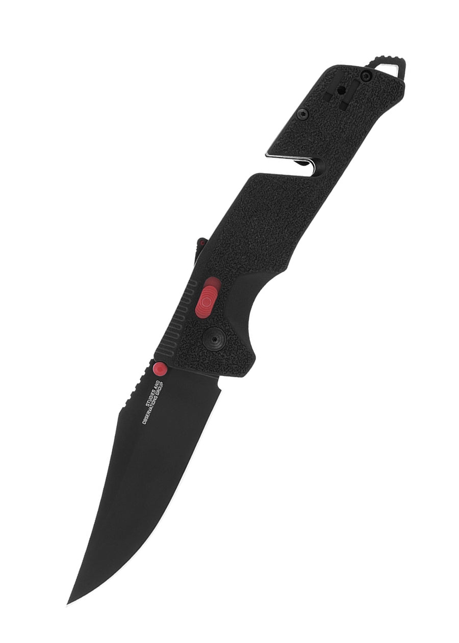 Imagen única de: Navaja Trident At - Negra Y Roja, Sog