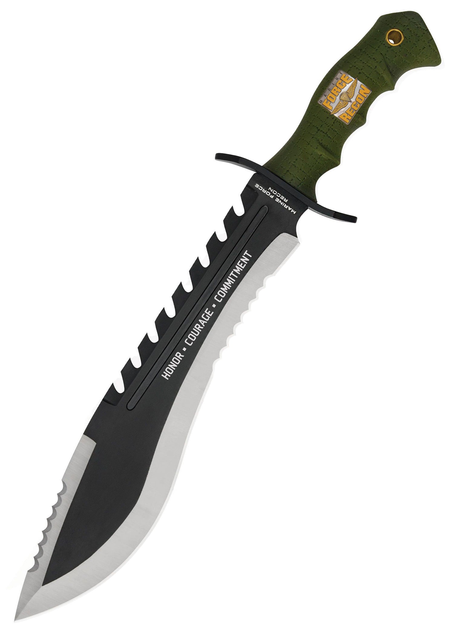 Imagen única de: Marine Force Recon Kukri Con Respaldo De Sierra