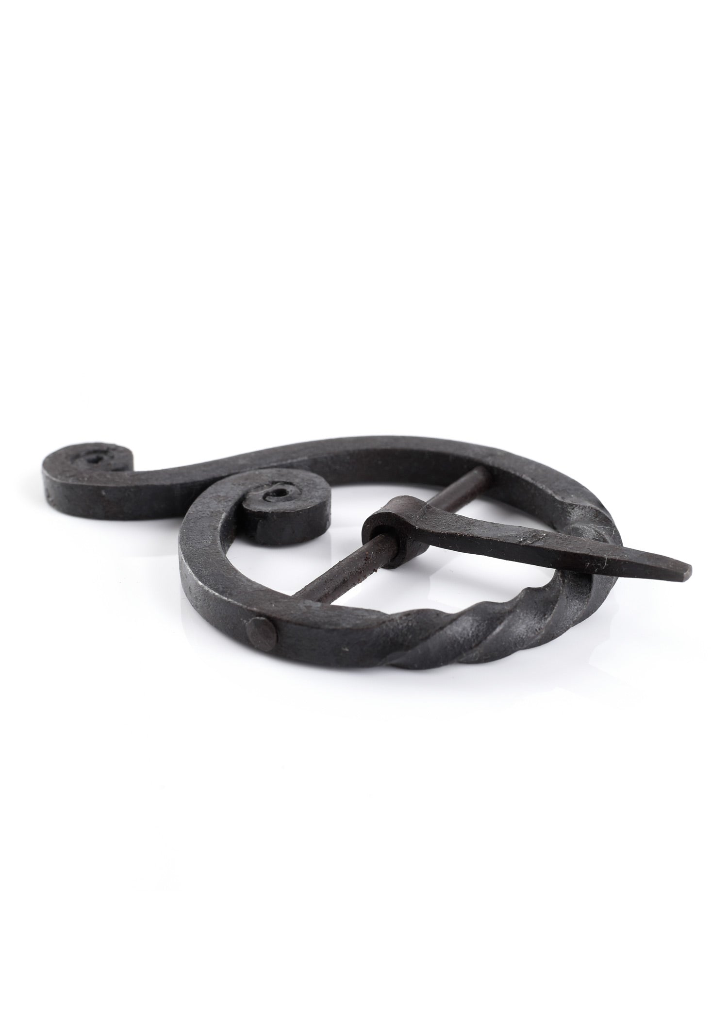 Imagen única de: Hebilla De Cinturón Forjada A Mano, De Aprox. 7 Cm De Diámetro.
