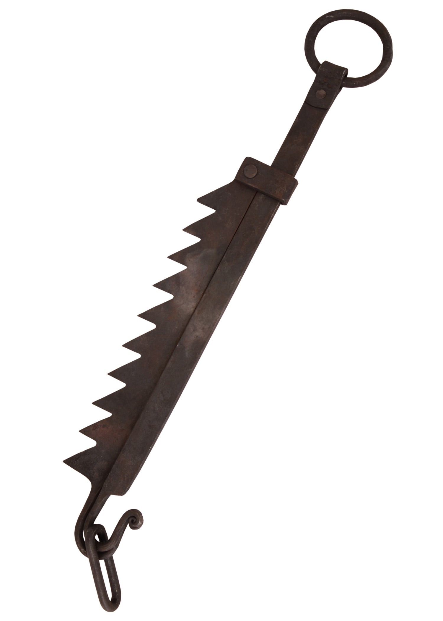 Imagen única de: Hale, Sierra Contra Incendios, Gancho De Caldera Ajustable, Forjado A Mano