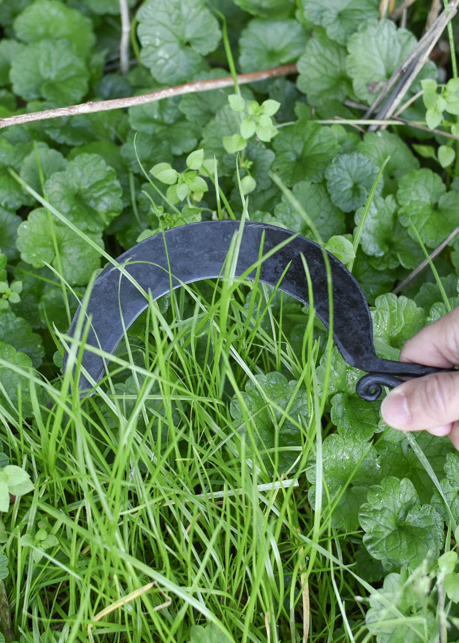 Imagen única de: Hoz Medieval De Acero Forjada A Mano.