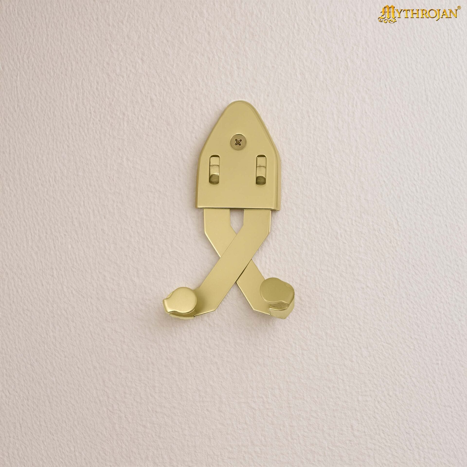 Soporte de pared vertical ajustable para espada - Latón - S