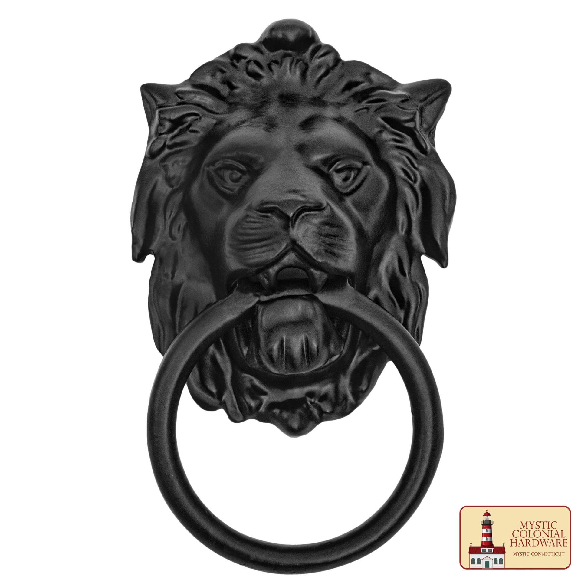Imagen única de: Authentic Vintage Lion Mouth Door &amp; Gate Knocker Handle Pull Door Accessories Home Décor