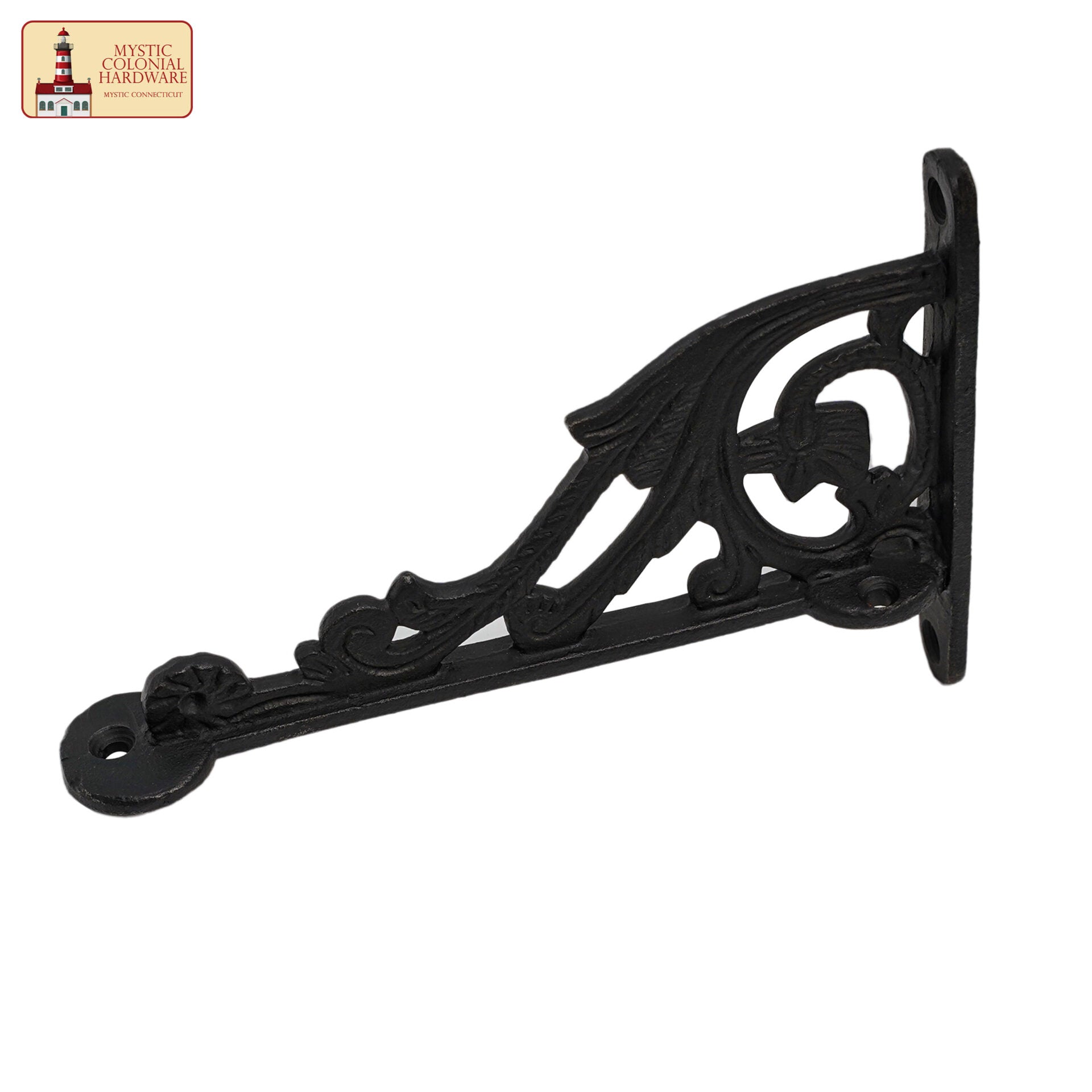 Imagen única de: Soportes Rústicos de Hierro Fundido para Estanterías : Ideal para Ambientes Victorianos, Coloniales, Retro, Steampunk, Góticos, Barrocos y Medievales (1 5. 5 X 10.6 ) Cm