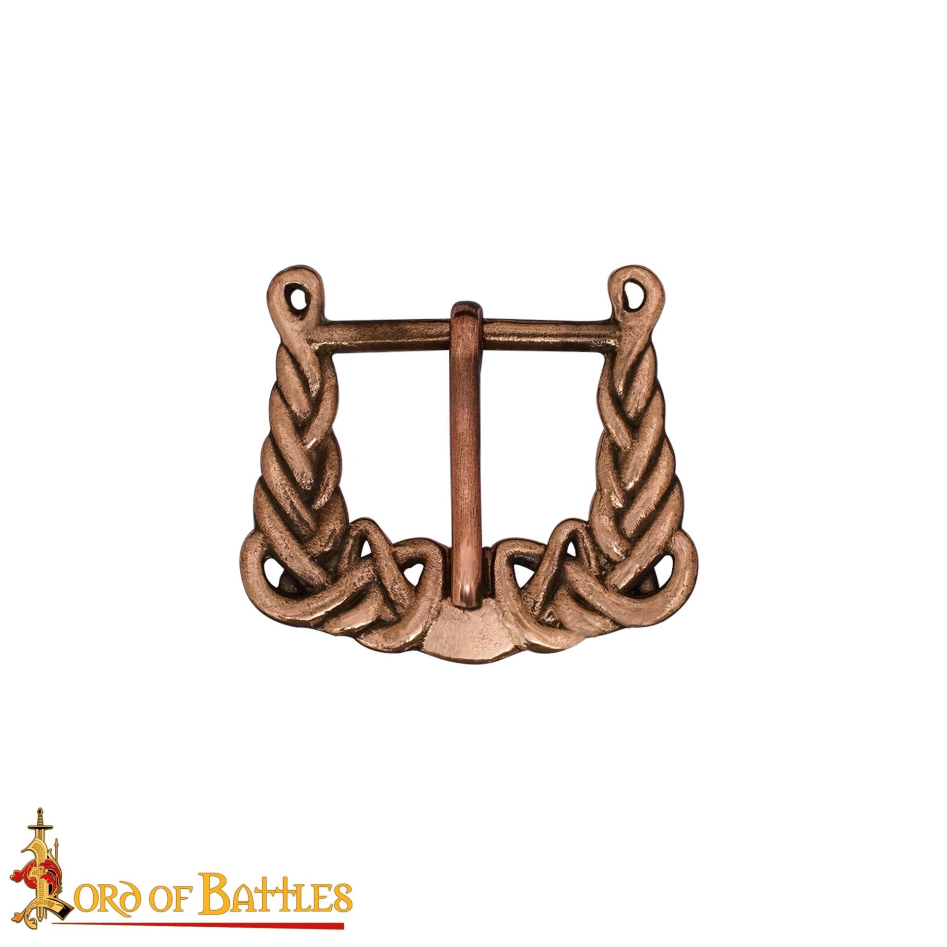 Hebilla vikinga de bronce con nudo para cinturones 2,5–3,5 cm - imagen 6