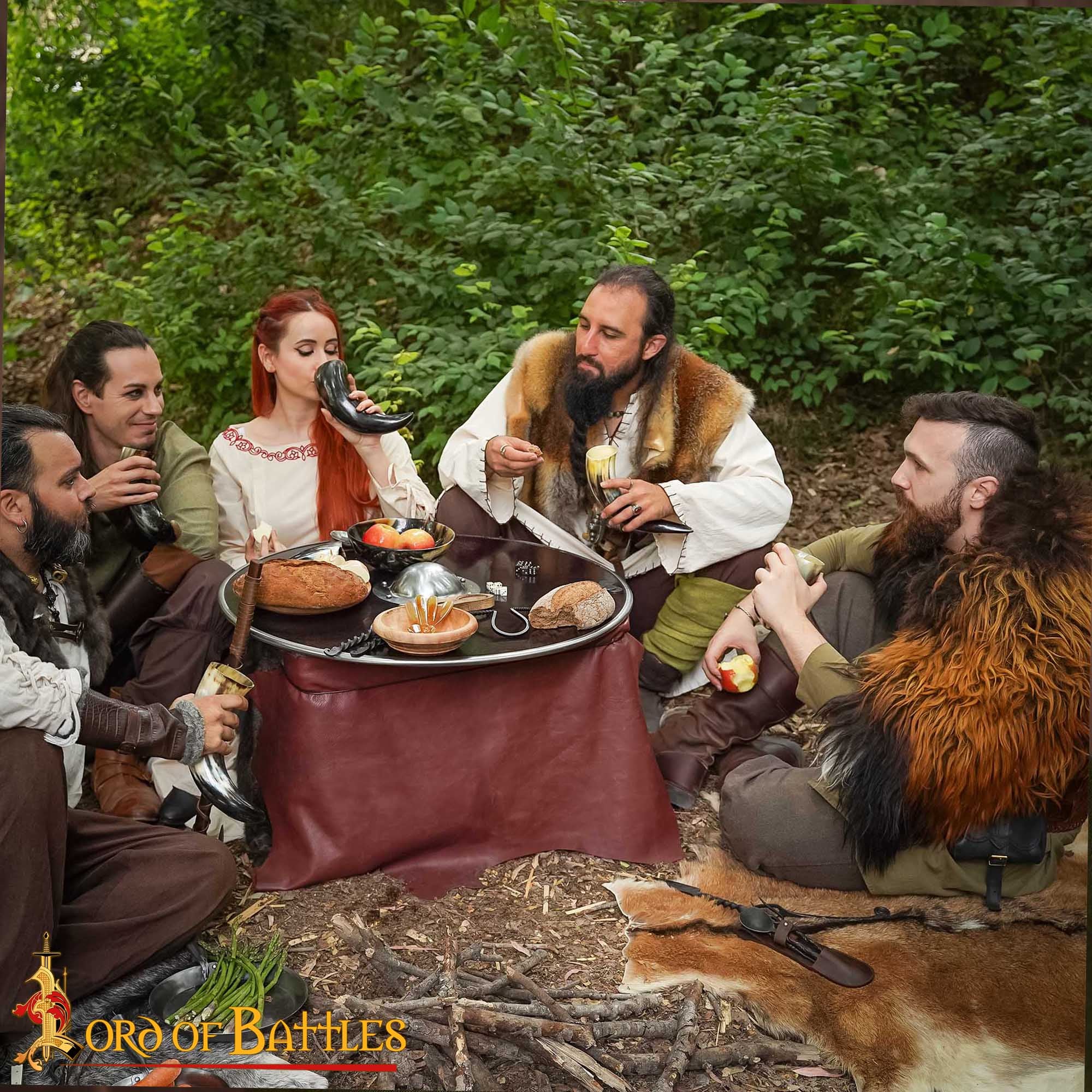 Imagen única de: Vikingo Cuerno de Buey para Beber - Taza de Cuerno Natural Pulido Artesanal (200 Ml)