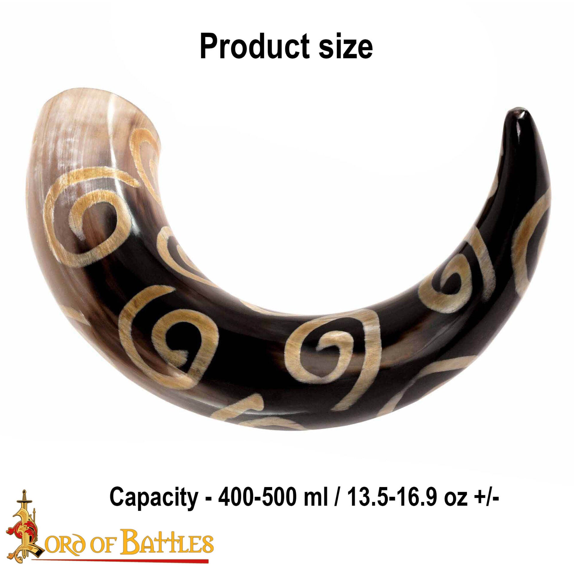 Cuerno vikingo de buey ml - imagen 3