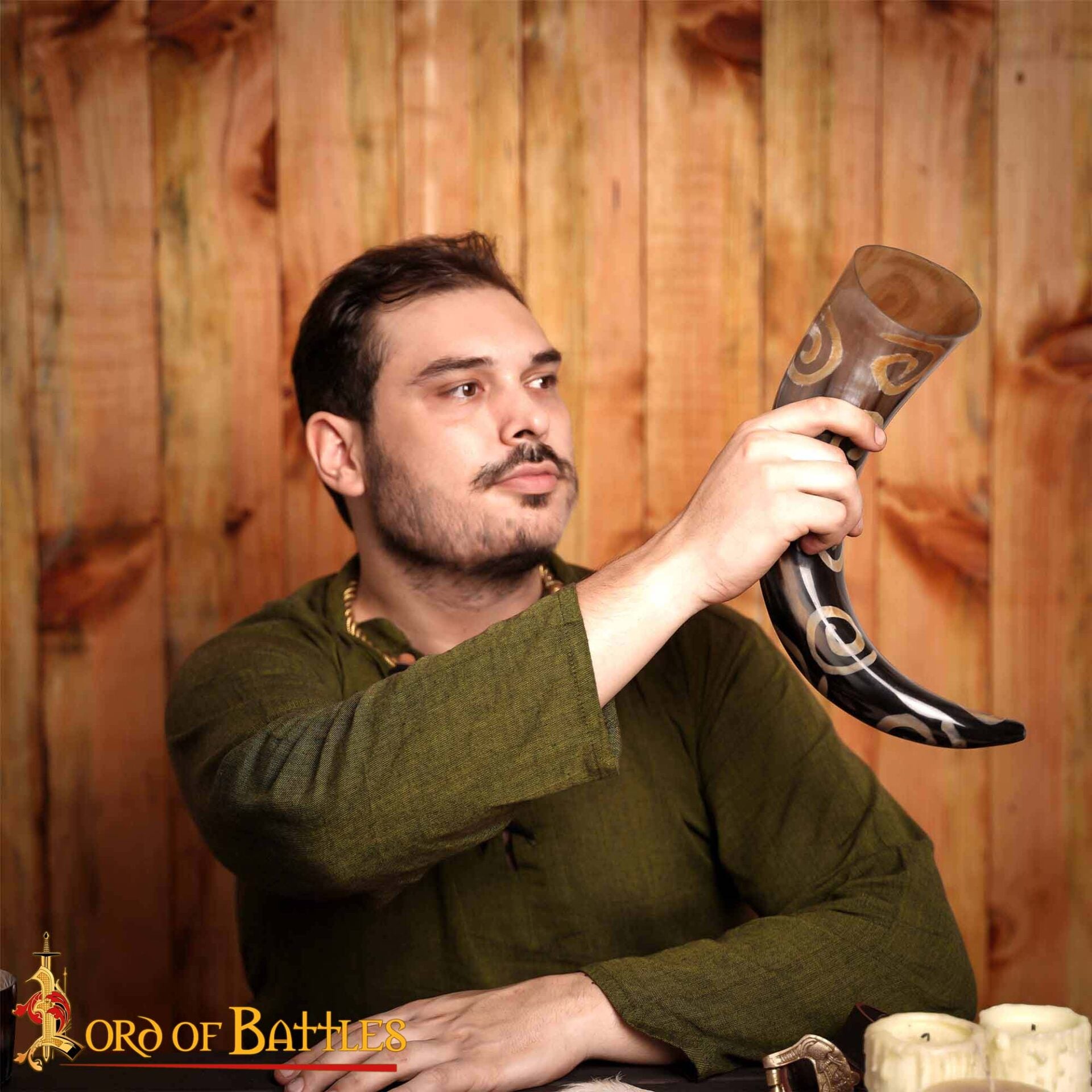 Cuerno vikingo de buey ml - imagen 6