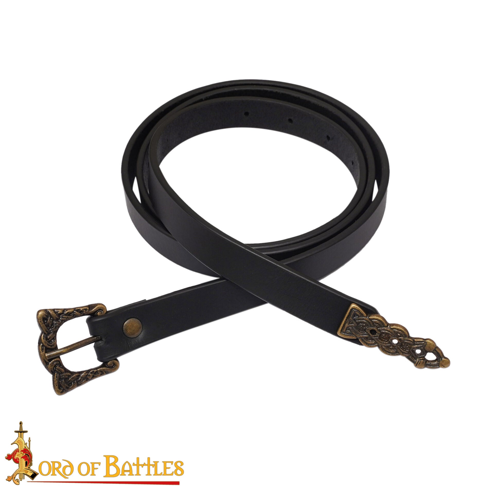 Imagen única de: Cinturón de Cuero Genuino Viking Warrior, 130 Cm - Discontinued