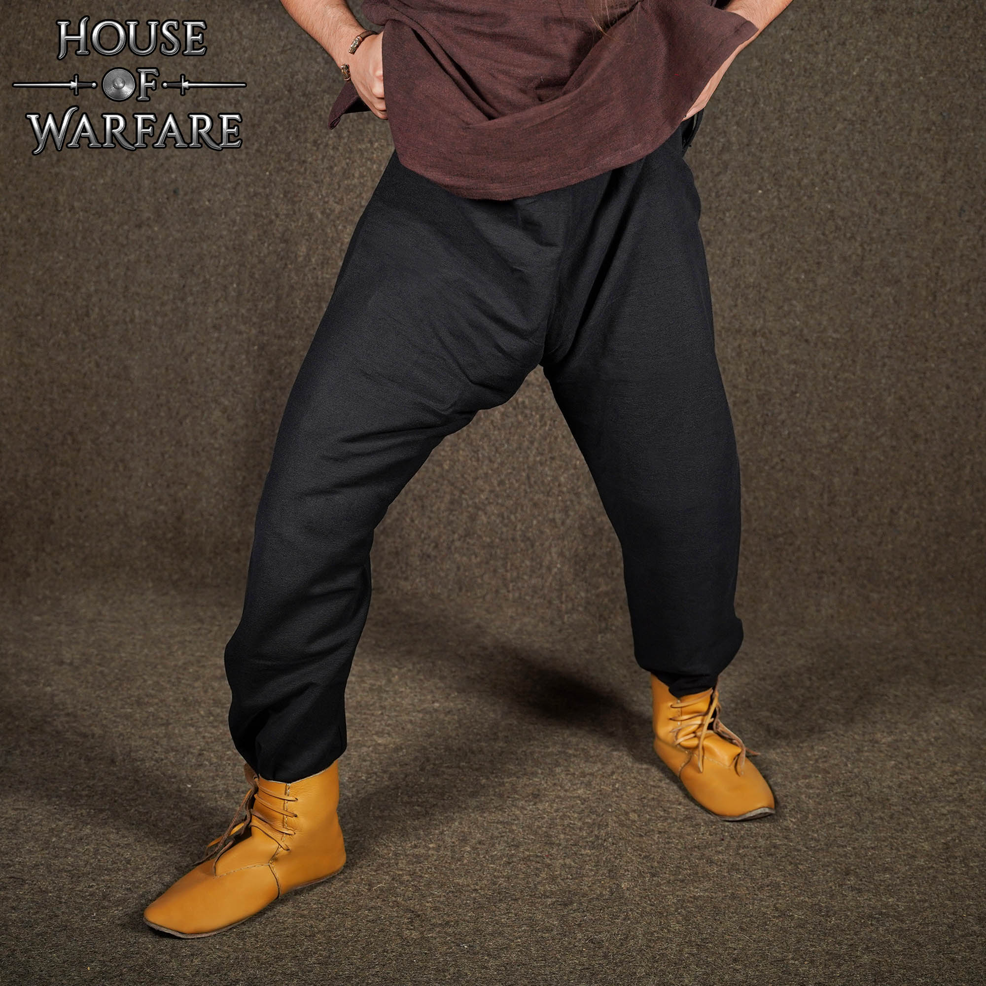 Pantalones Viking Throsberg en lona de algodón hechos a mano - imagen 6