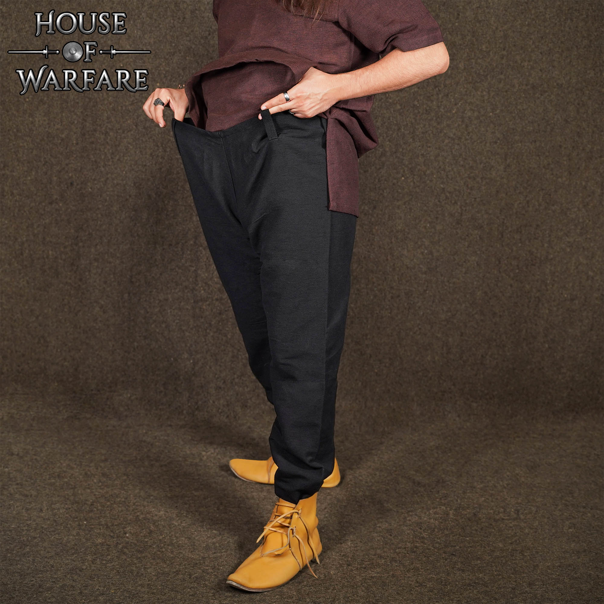 Pantalones Viking Throsberg en lona de algodón hechos a mano - imagen 8