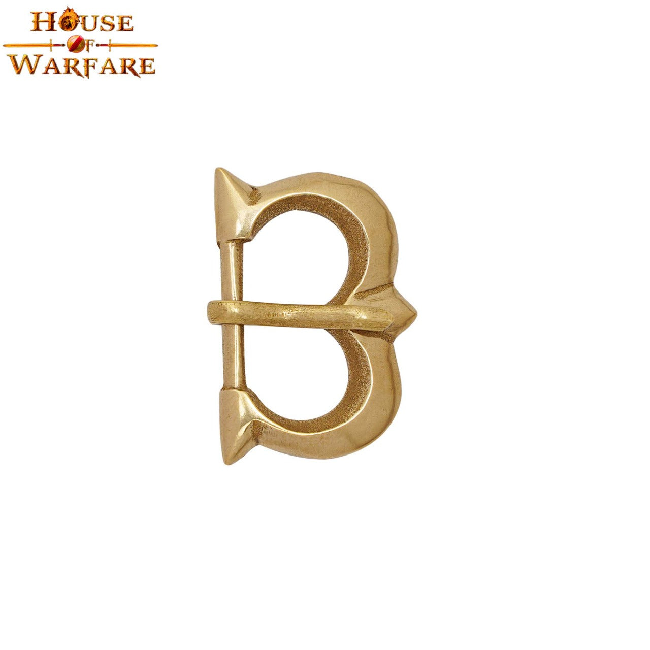 Hebilla medieval de latón macizo para cinturones y correas - imagen 8