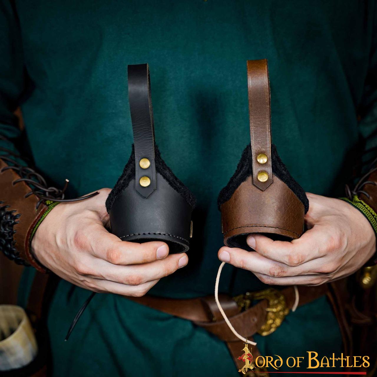 Porta-cuerno forrado de cuero 400 ml - Venturer of the Realm - imagen 13
