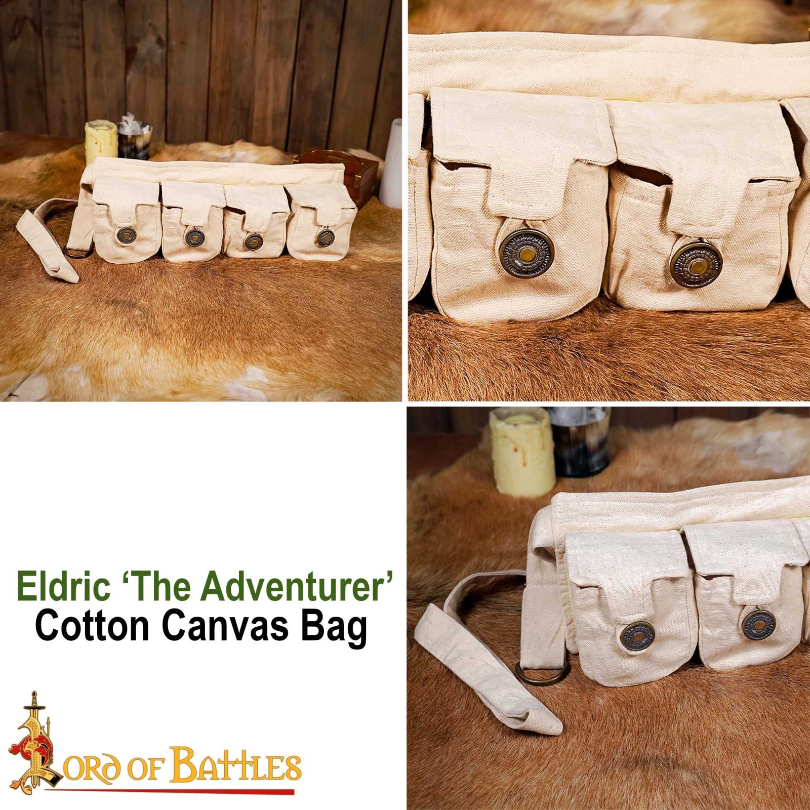 Bolso Eldric 'The Adventurer' de lona 220 gsm con 4 bolsillos - imagen 6