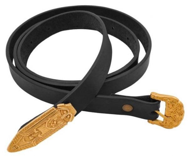 Imagen única de: Cinturón de Guerrero Celta con Herrajes de Latón Macizo - Discontinued