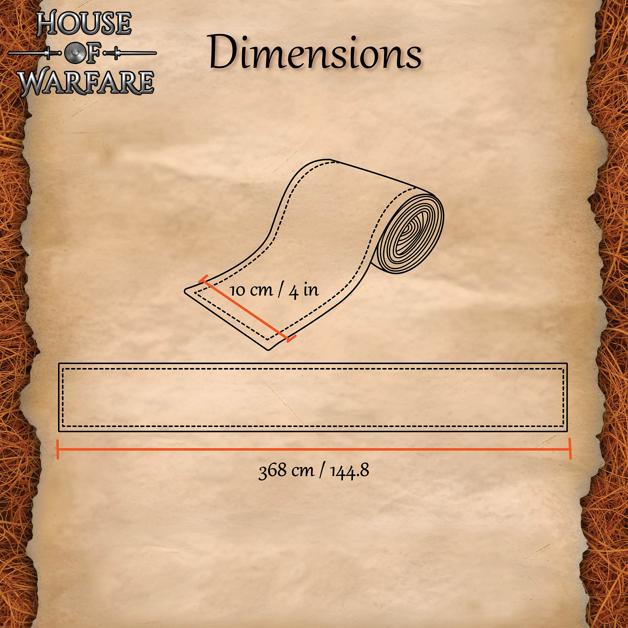 Vendajes de pierna vikingos y sajones en lana para LARP, SCA y recreación - imagen 4