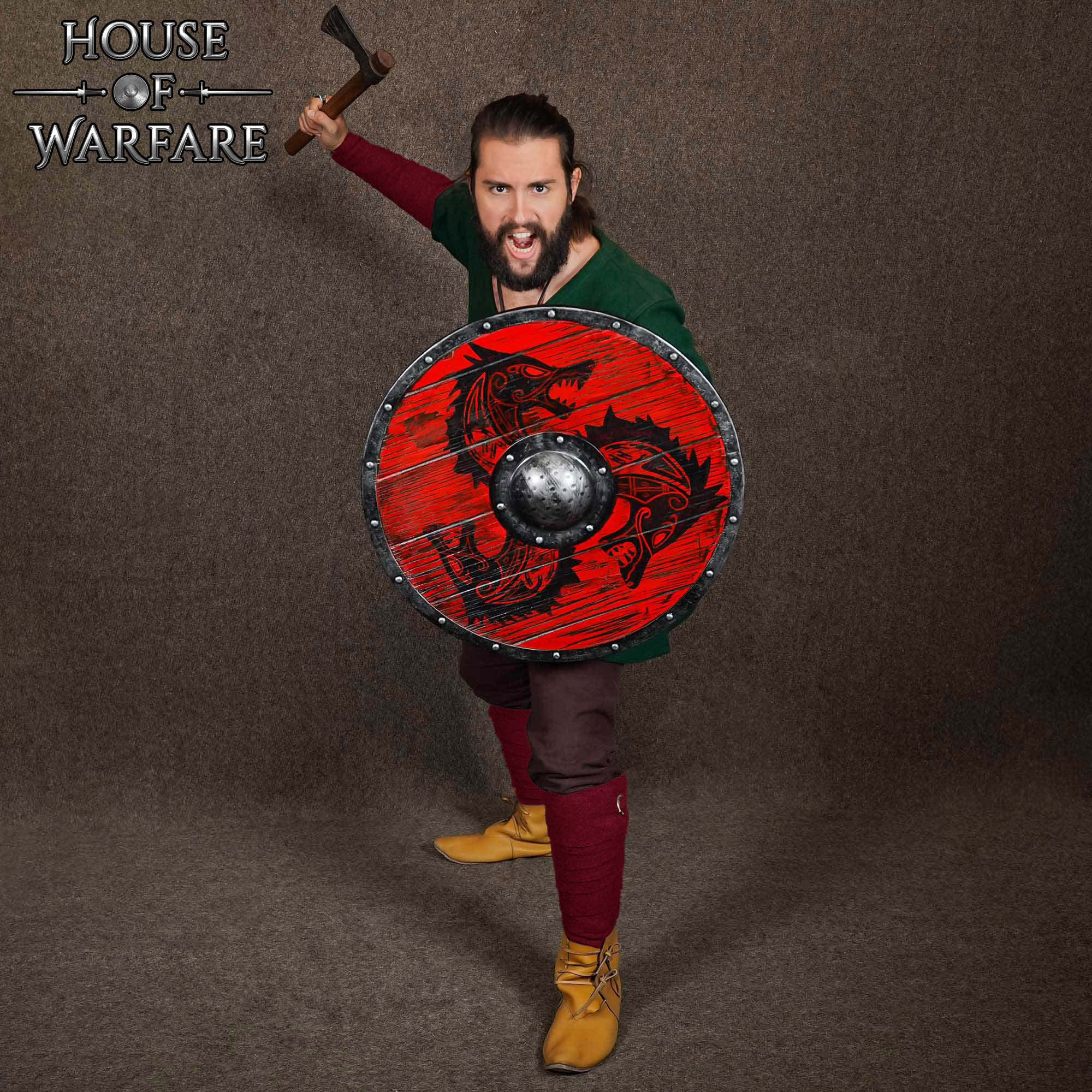 Envolturas de pierna vikingas de lana con fíbulas - imagen 8