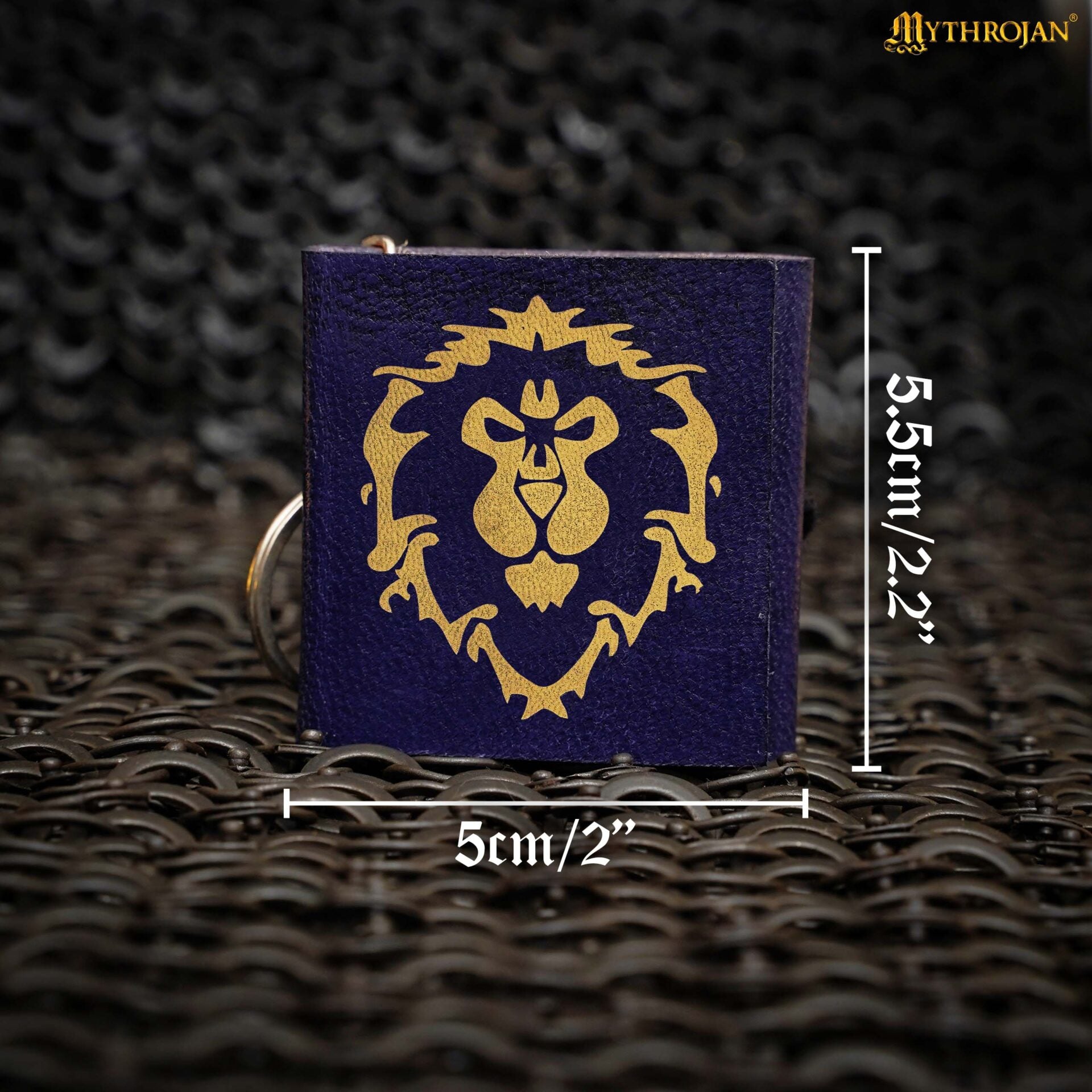 Mini cuaderno de cuero con llavero - World of Warcraft (Alianza u Horda) - imagen 4