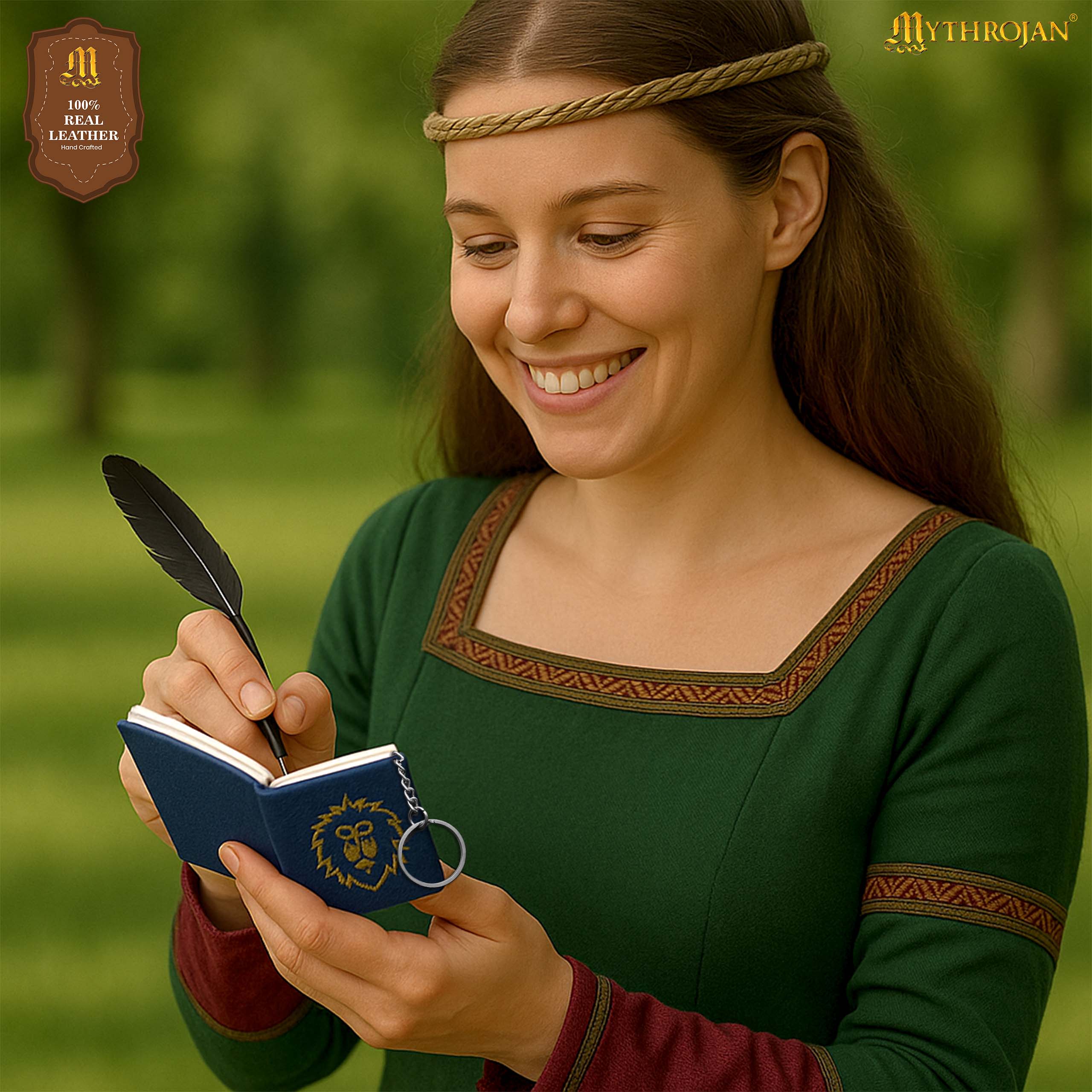 Mini cuaderno de cuero con llavero - World of Warcraft (Alianza u Horda) - imagen 6