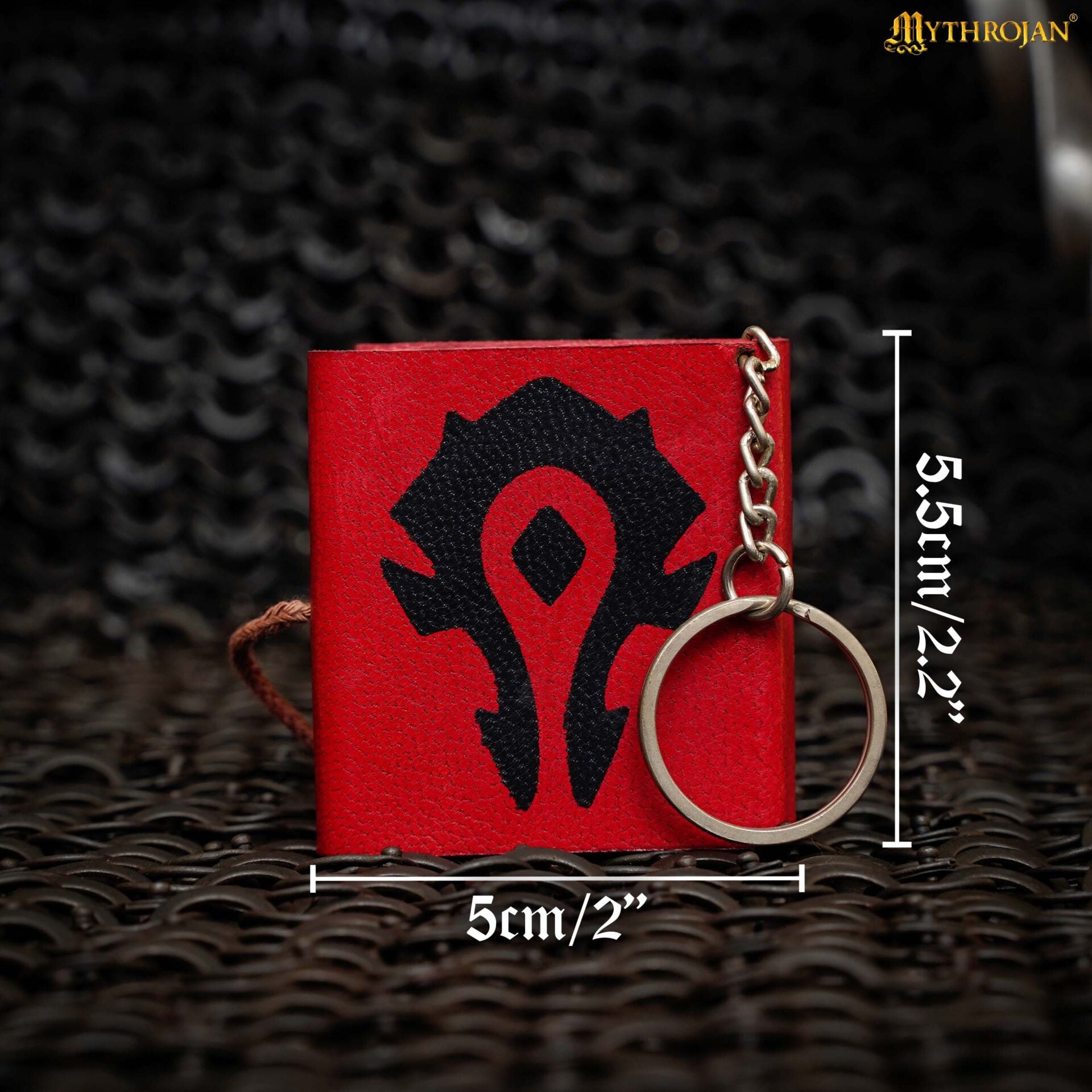 Mini cuaderno de cuero con llavero - World of Warcraft (Alianza u Horda) - imagen 16